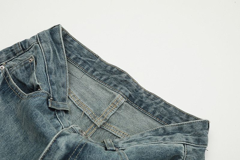 Jean American lightning pattern vintage jeans for men Size US 32 / EU 48 - 4 Thumbnail