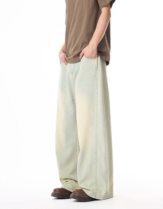 Jean Retro American high street baggy wide-leg jeans for men Size US 32 / EU 48 - 4 Thumbnail