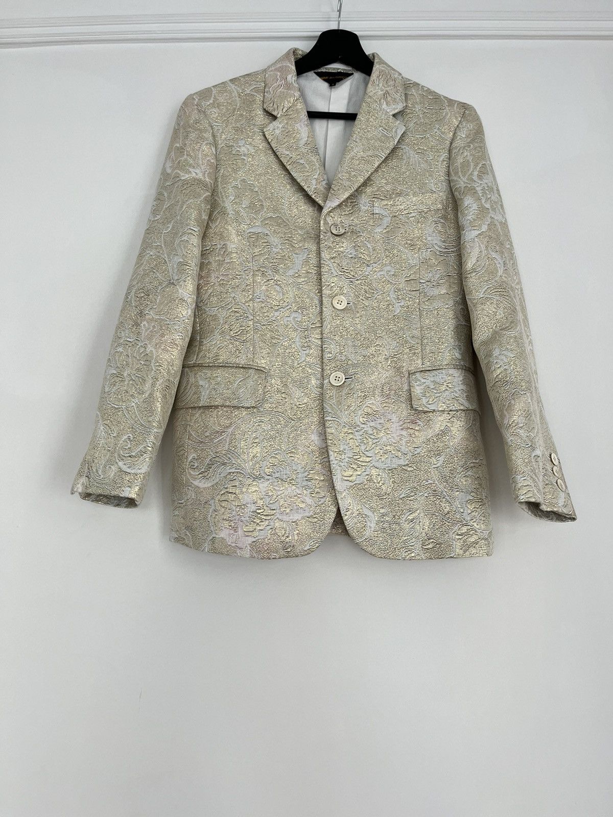 Comme des Garcons Floral gold jacket Comme Des Garçons 2019 Size S / US 4 / IT 40 - 2 Thumbnail