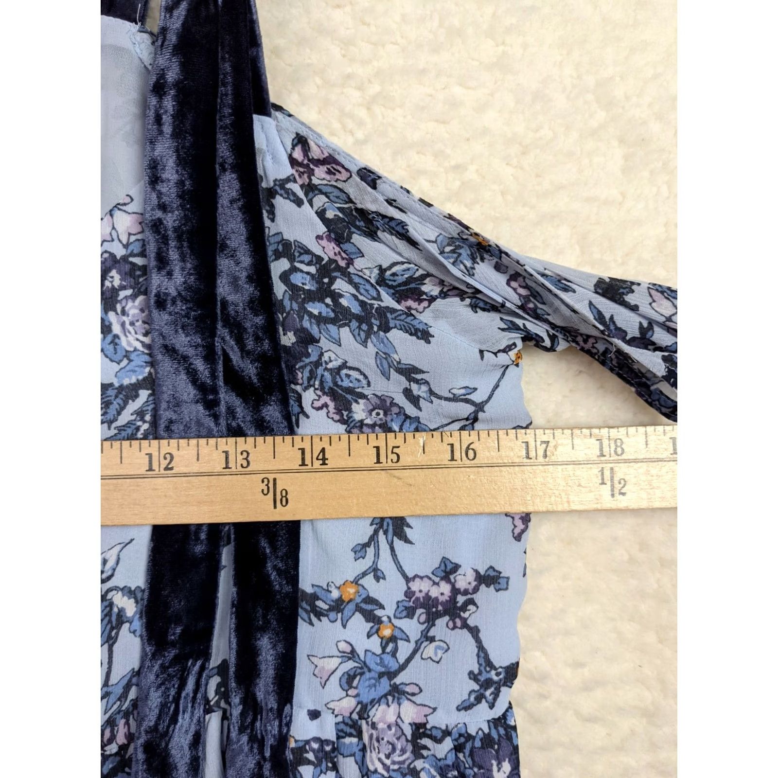 Ann Taylor Ann Taylor LOFT Blouse Shirt Floral Multicolor Long Sleeve Cold Shoulder Size S Womens Regular Fit Season All Seasons 3/4 Sleeve Dressy Casual Size S / US 4 / IT 40 - 6 Thumbnail