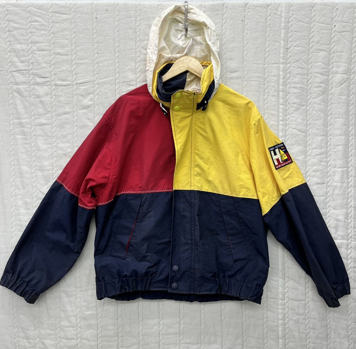 Japanese Brand × Tommy Hilfiger × Vintage ARCHIVE🔥VTG TOMMY HILFIGER SAILING GEAR CHORE JACKET Size US L / EU 52-54 / 3 - 1 Thumbnail