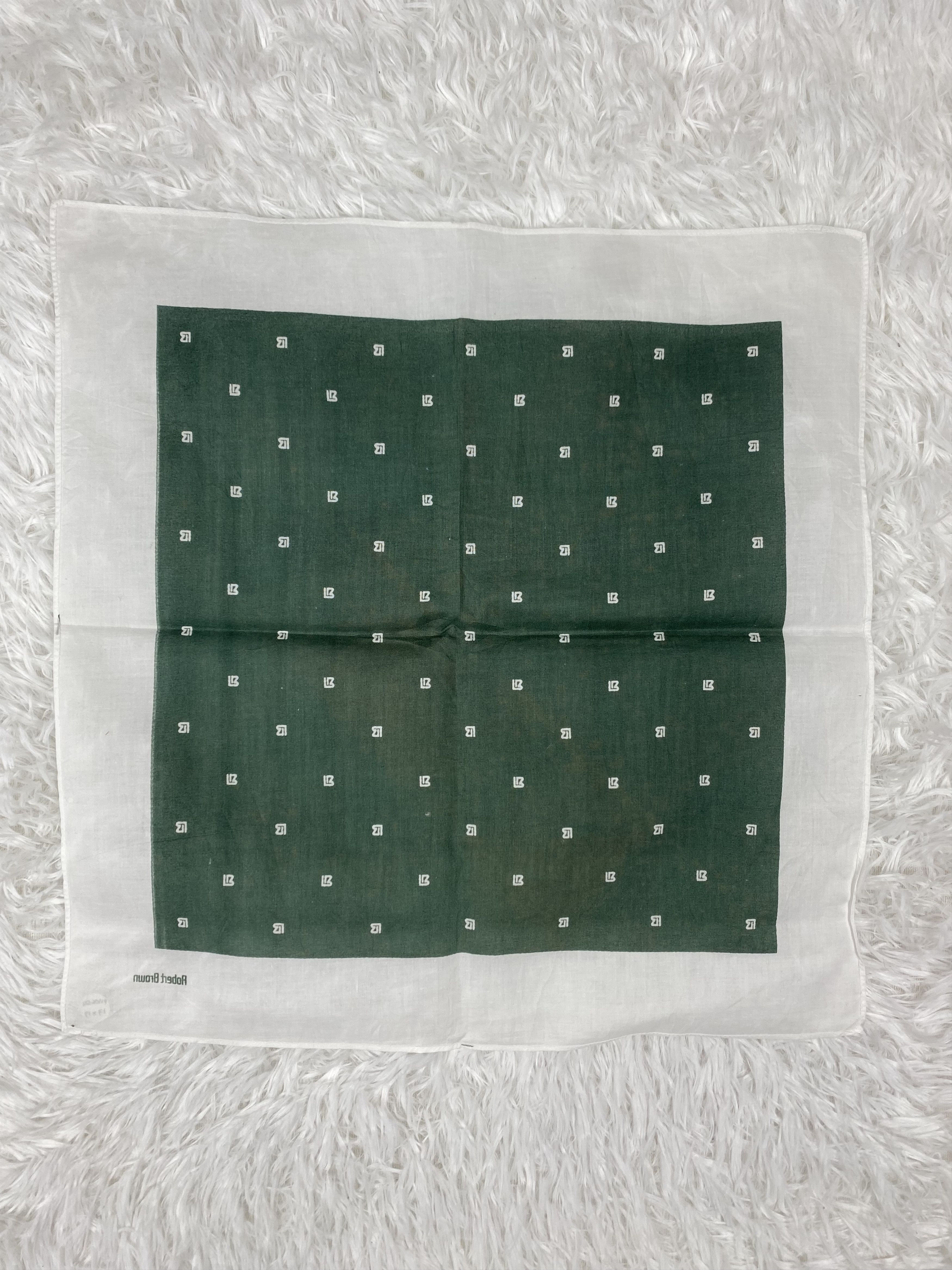 Vintage Vintage Robert Brown Handkerchief Neckerchief PH0654 Size ONE SIZE - 4 Thumbnail