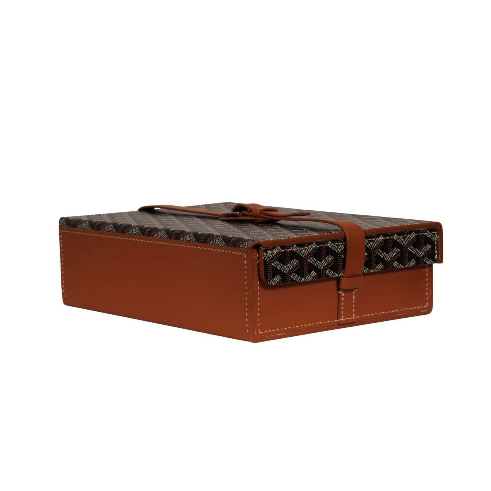Goyard Montre De Voyage Eight Watch Box Black Tan Travel Trunk Size ONE SIZE - 8 Thumbnail