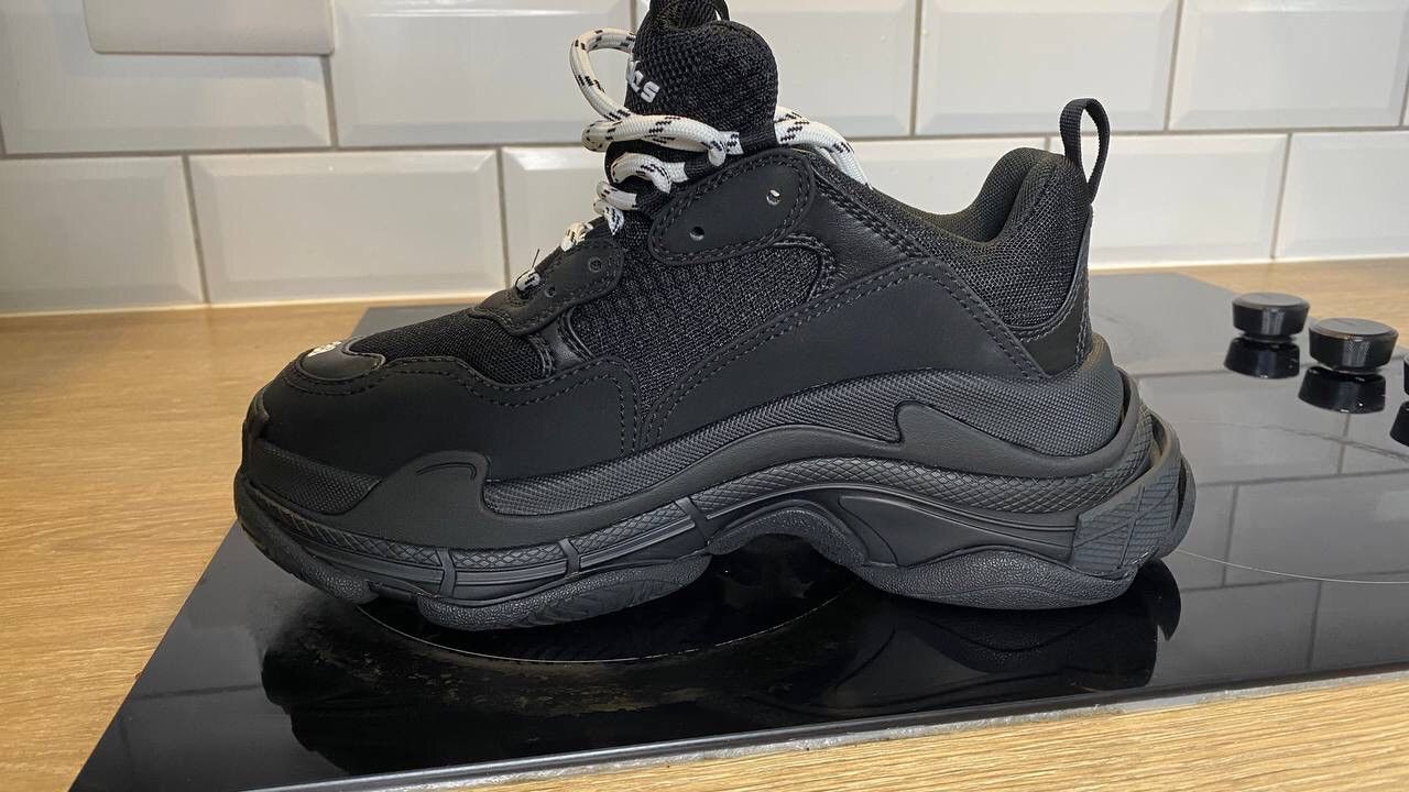 Balenciaga Balenciaga Triple S Black Size US 8 / IT 38 - 5 Thumbnail