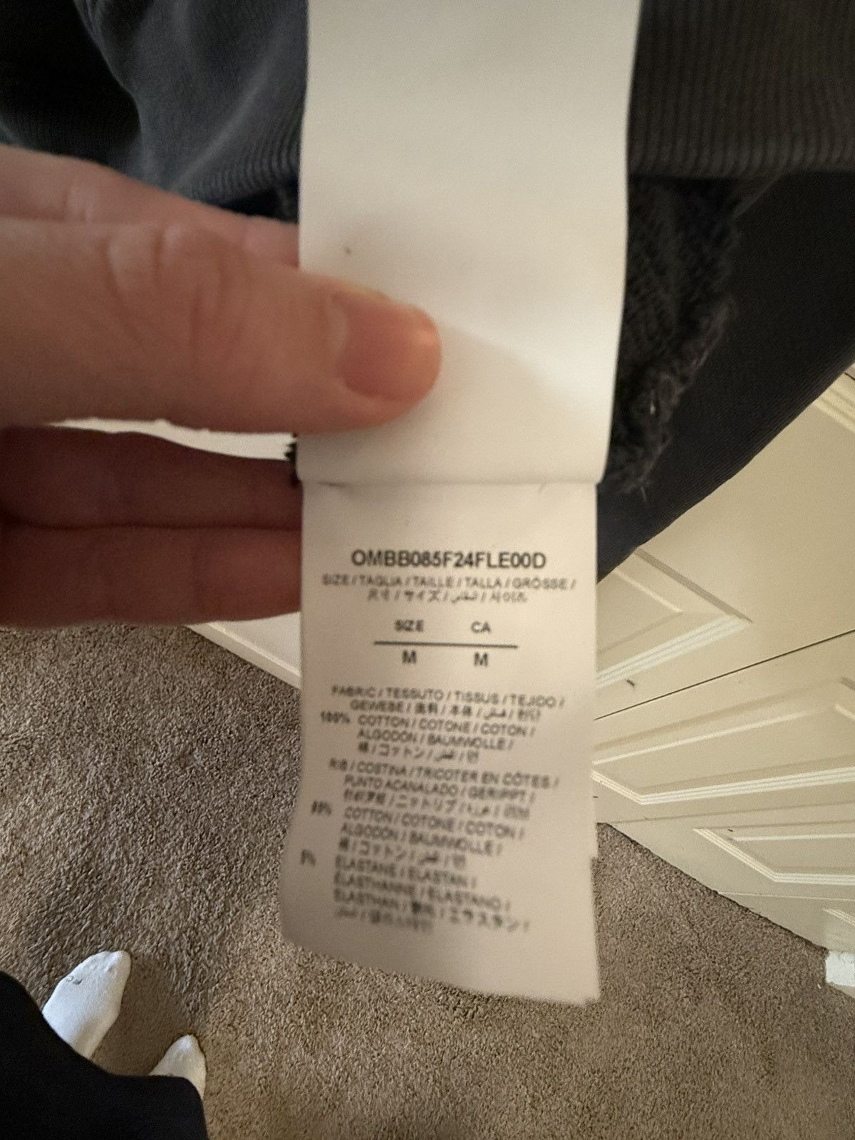 Off-White Off-White Black Blurred Mary Skate Hoodie Size US M / EU 48-50 / 2 - 6 Thumbnail
