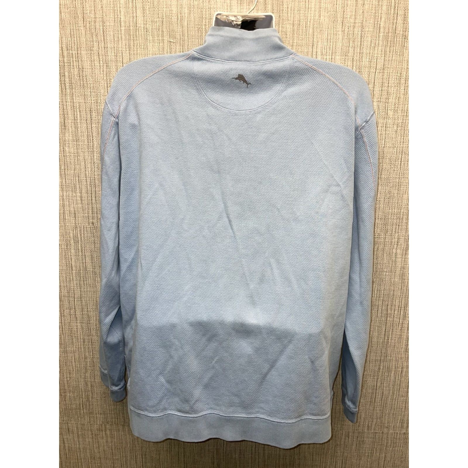 Tommy Bahama Tommy Bahama Reversible Light Blue Half Zip Pullover Mens XL Sweater Size US XL / EU 56 / 4 - 4 Thumbnail