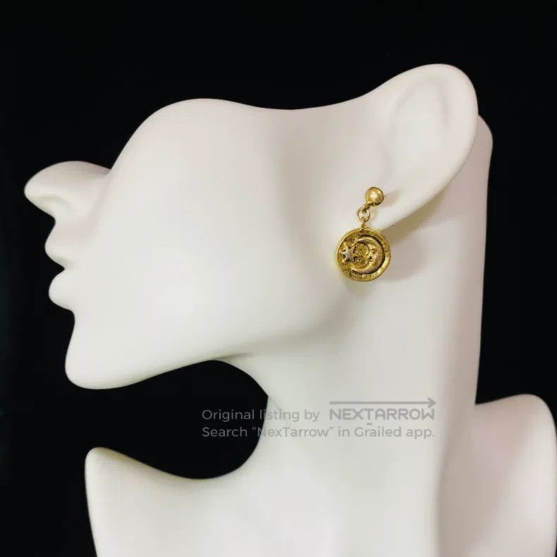 Kenzo kenzo Signature Star Moon Earrings Size ONE SIZE - 3 Thumbnail