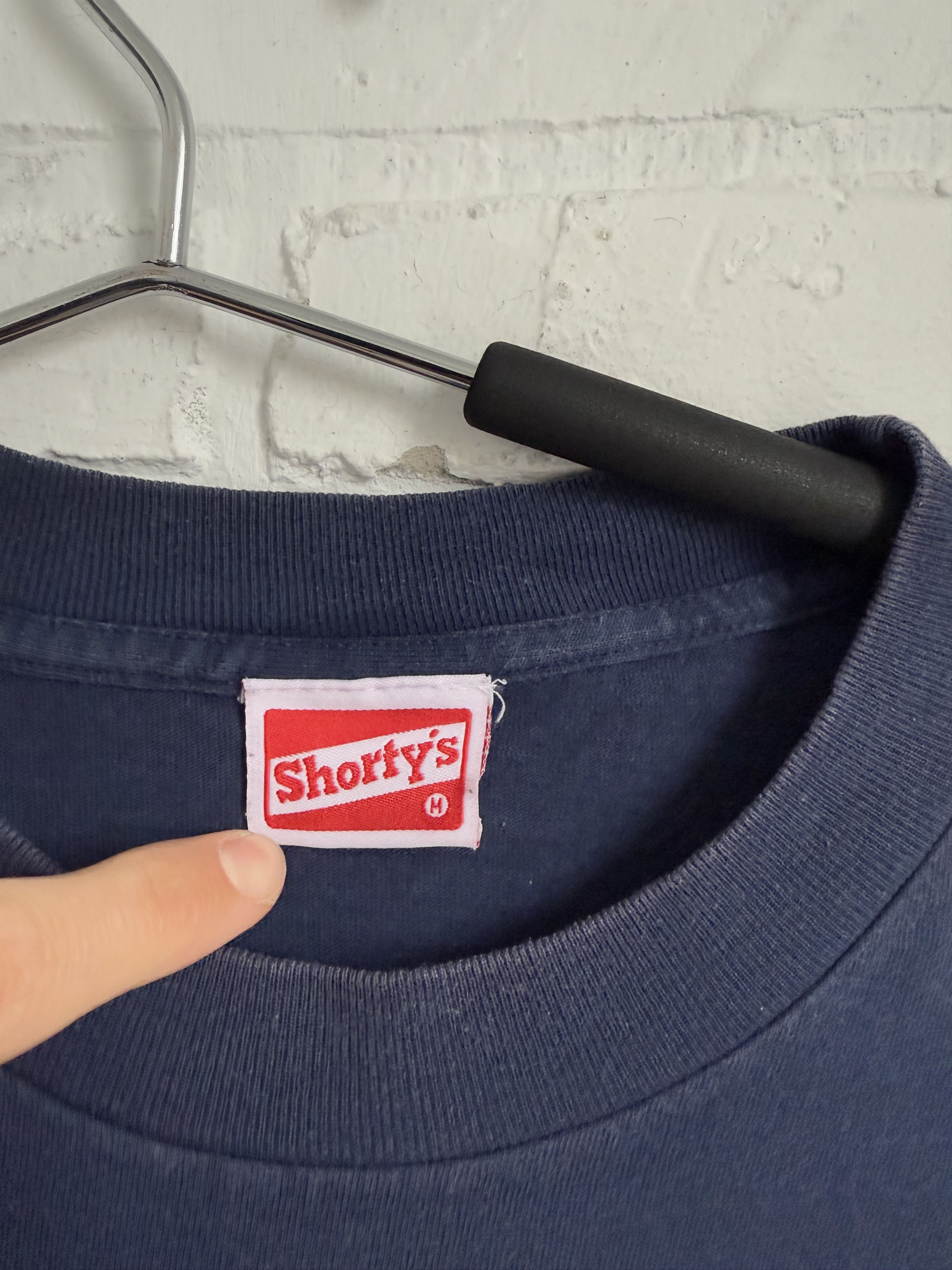 Shorty's Skateboards × Vintage Vintage 90s Shorty's Skateboards 01 logo t-shirt Size US M / EU 48-50 / 2 - 4 Thumbnail