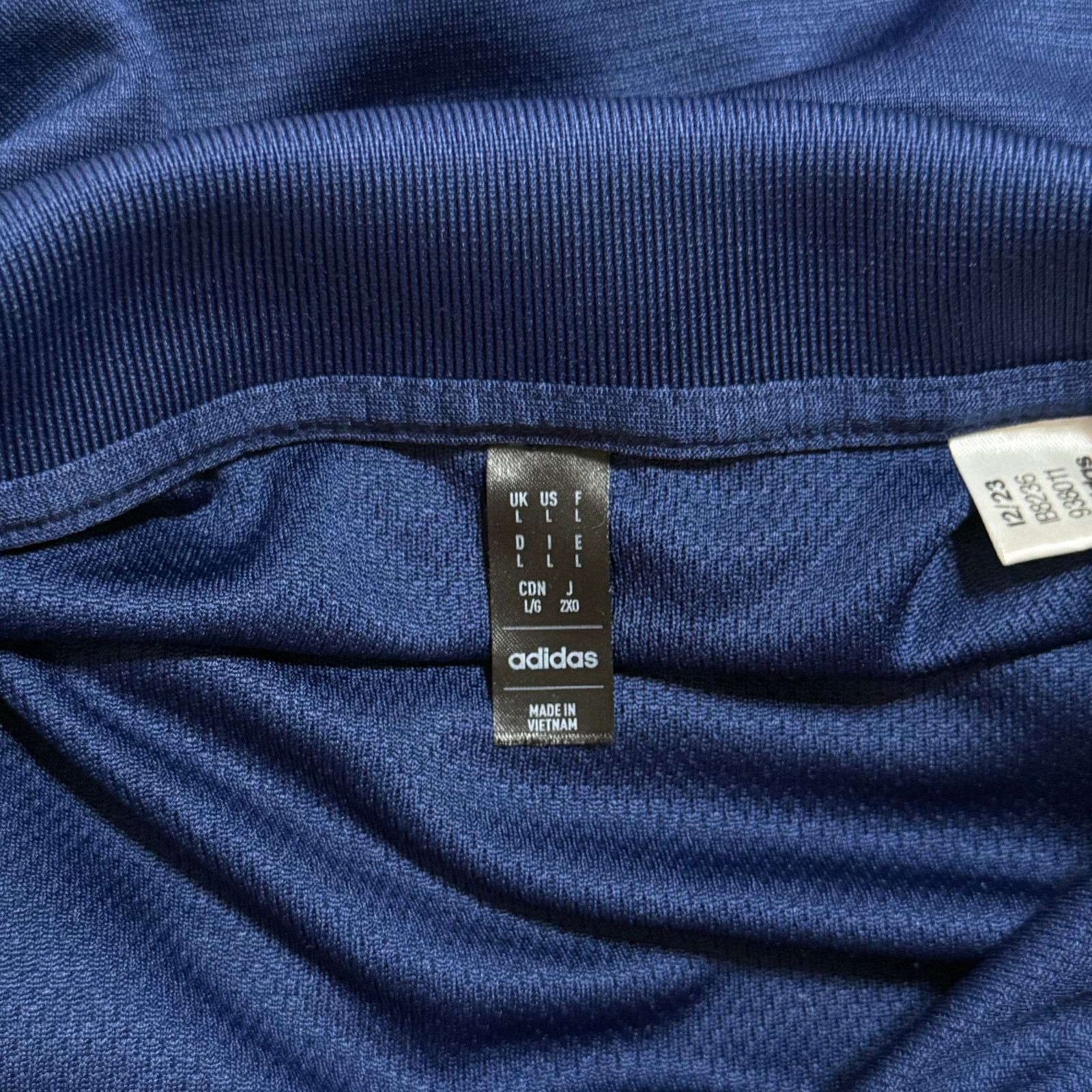 Adidas Adidas Navy Performance Polo | Sz L Size US L / EU 52-54 / 3 - 5 Thumbnail
