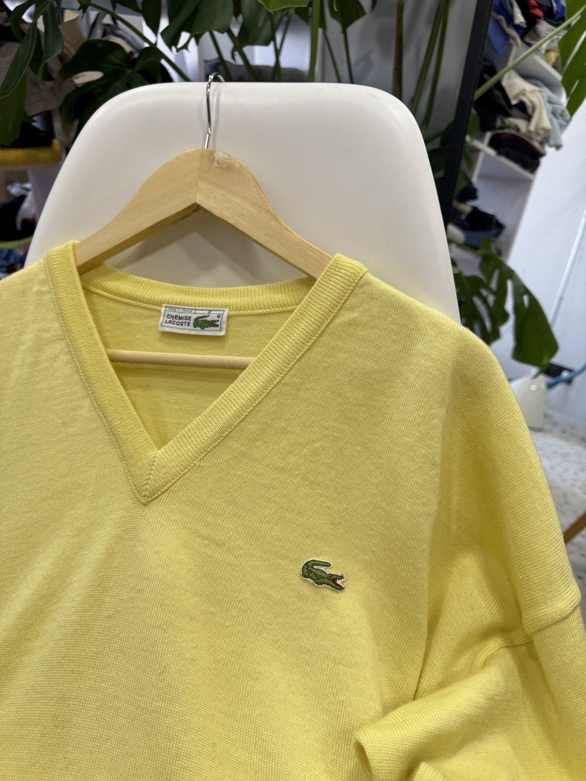 Lacoste Lacoste v-neck sweater cardigan size XL Size US XL / EU 56 / 4 - 4 Thumbnail