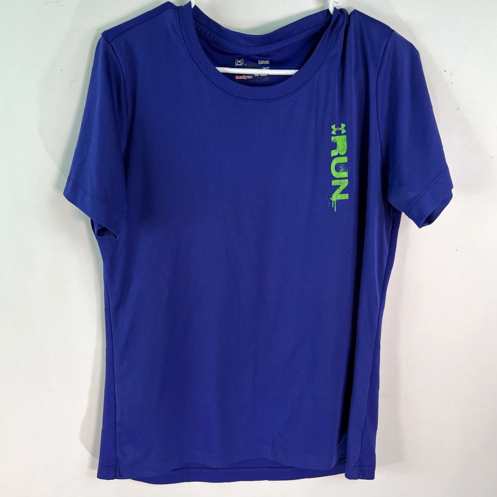 Under Armour Under Armour HeatGear T Shirt Mens Short Sleeves Blue L Size US L / EU 52-54 / 3 - 3 Thumbnail