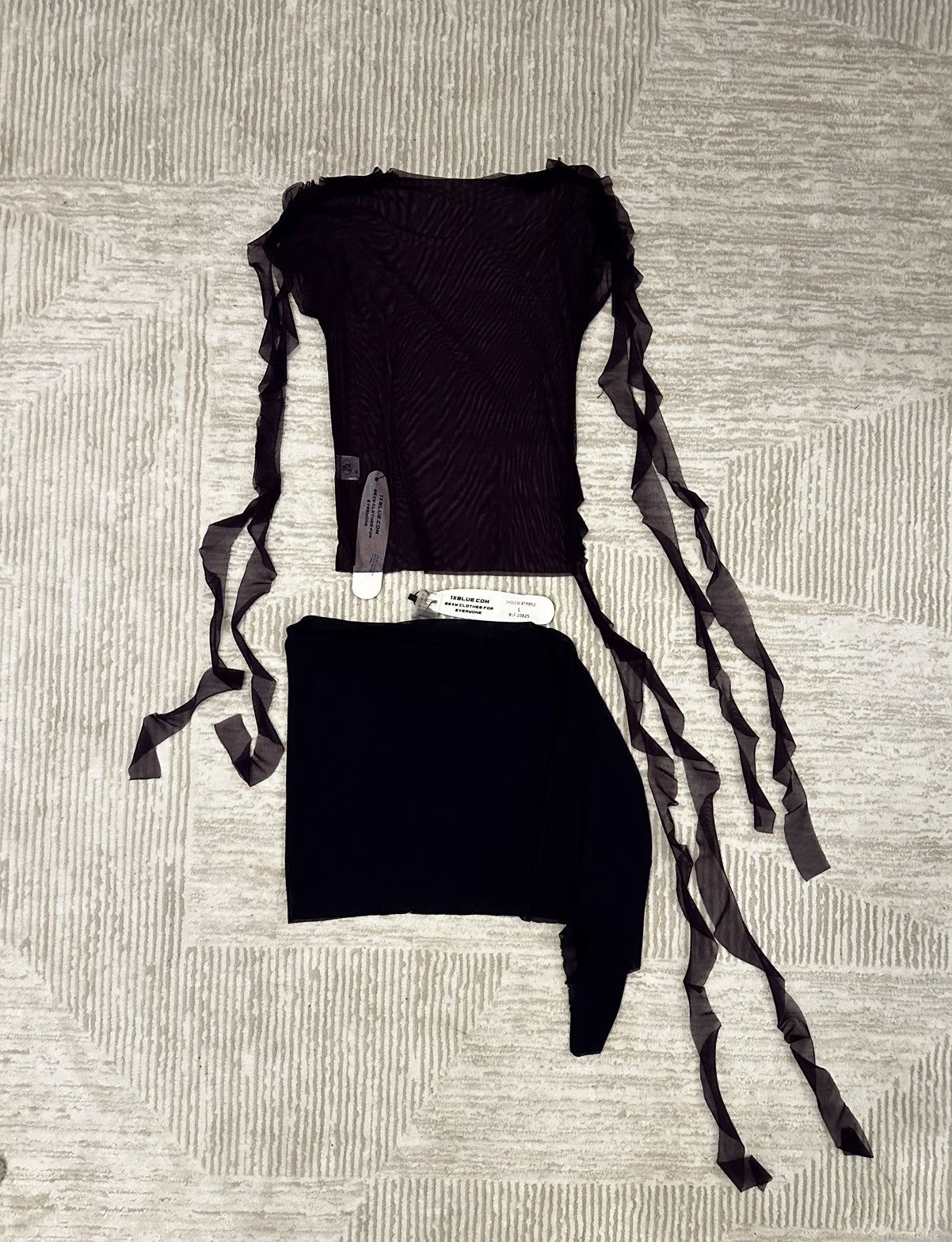 Other 1xBlue Mesh Top + Skirt Size M / US 6-8 / IT 42-44 - 1 Thumbnail