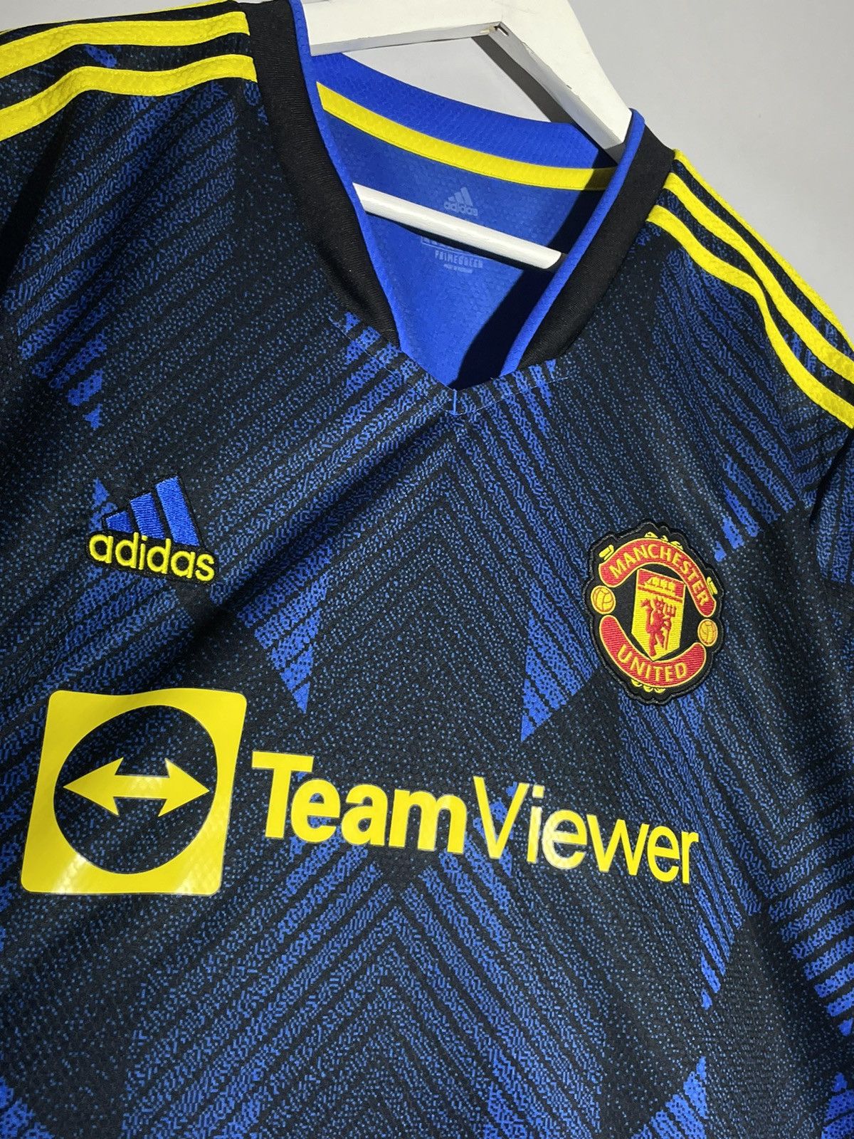 Adidas Manchester United 2021/22 Third Y2k Blokecore Football Shirt Size US XXL / EU 58 / 5 - 3 Thumbnail