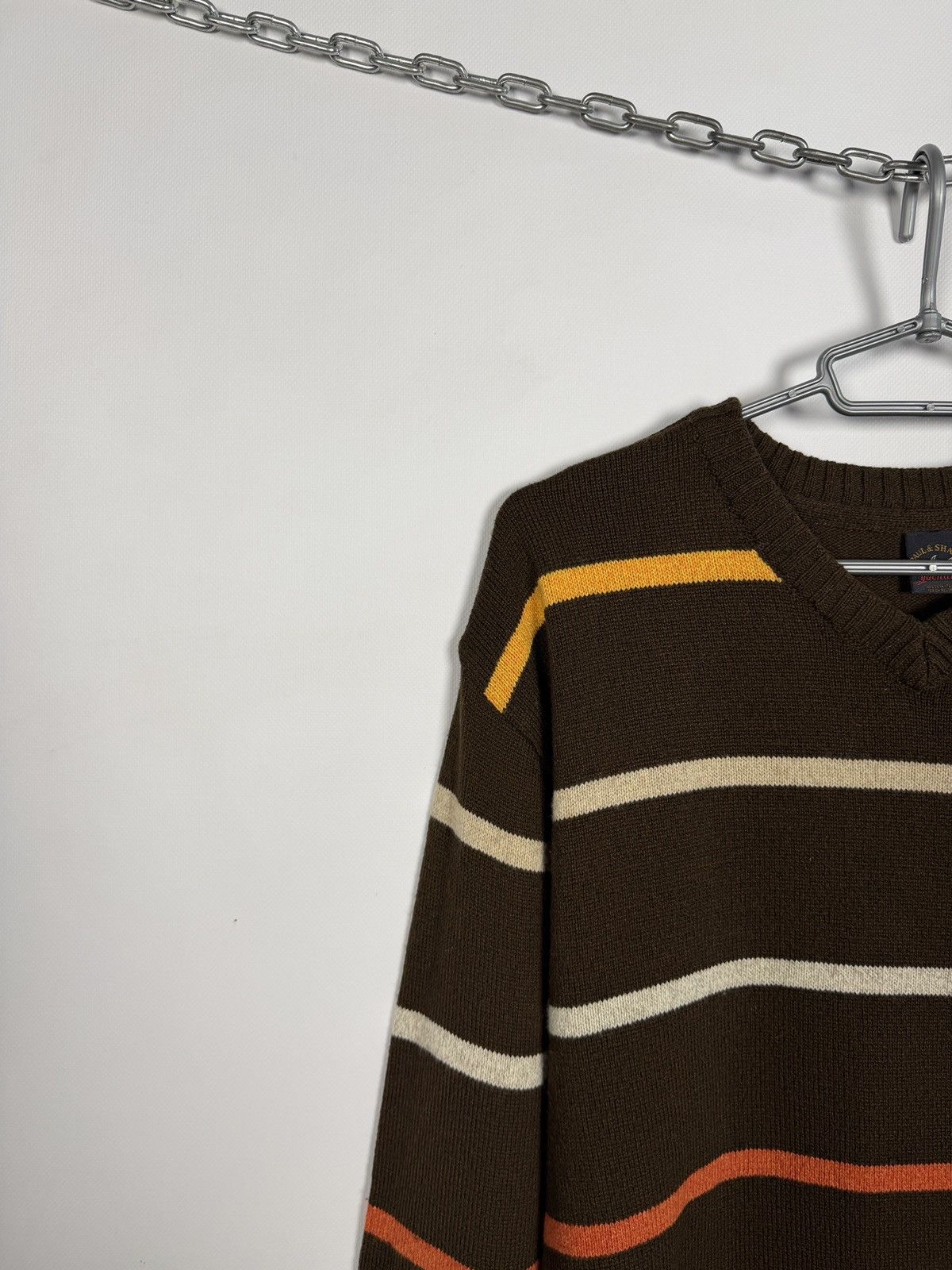 Paul & Shark Paul Shark Wool Sweater Striped Pullover Vintage Italy Sz L Size US L / EU 52-54 / 3 - 3 Thumbnail