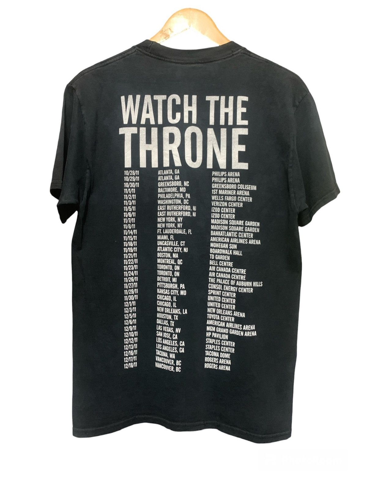 Band Tees Jay Z x Kanye West Watch The Throne Tour Rap T-Shirt Size US M / EU 48-50 / 2 - 3 Thumbnail