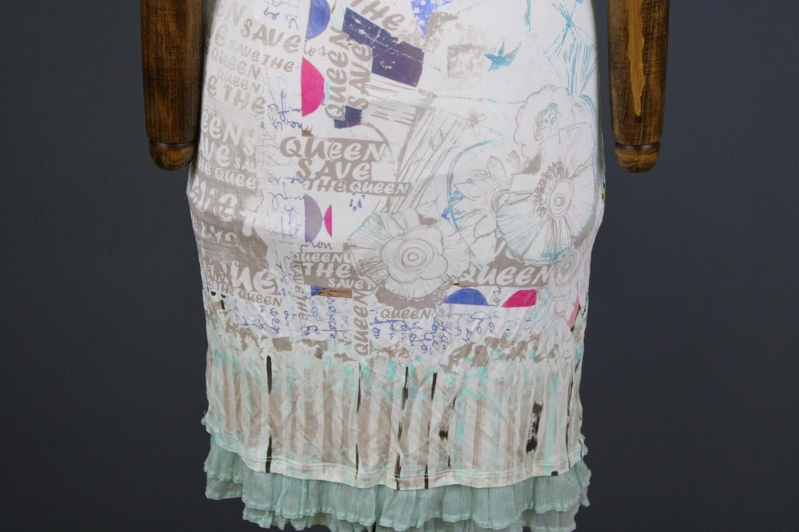Designer Save The Queen Multicolor Floral Bodycon Dress Size L Size L / US 10 / IT 46 - 11 Thumbnail