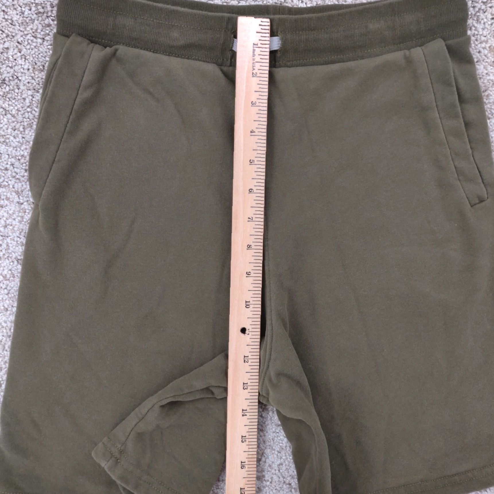 Vintage Zero Foxtrot Shorts Mens Small Green Athletic 7 Inseam Drawstring Sweat Size US 28 / EU 44 - 2 Thumbnail