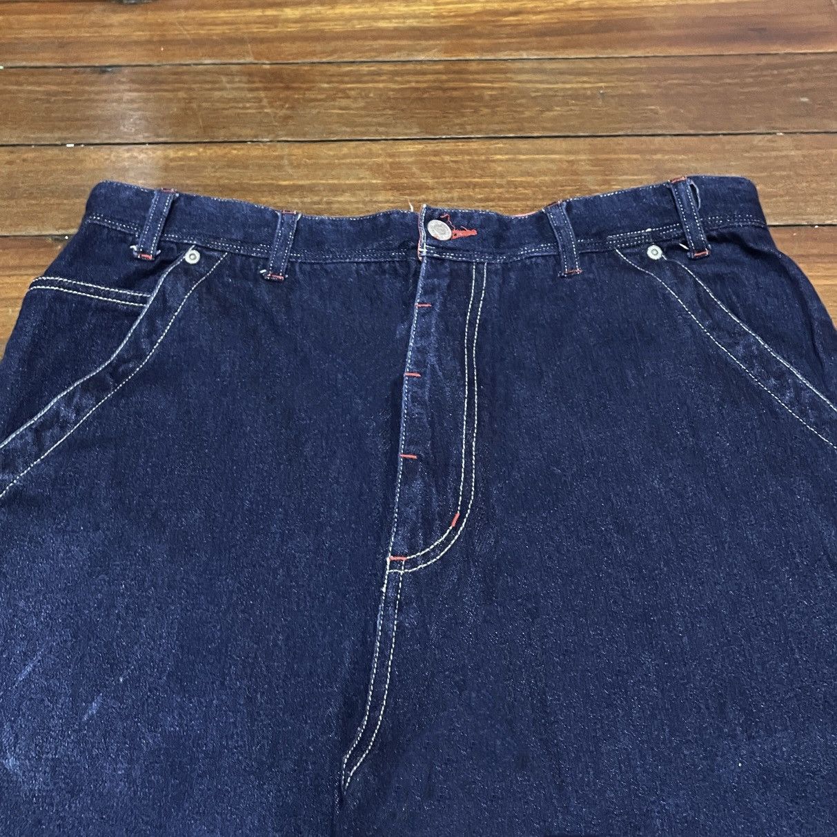 Other Very Rare Vintage Brand Plenty Tough Sport Baggy Jeans 1990s Size US 34 / EU 50 - 3 Thumbnail