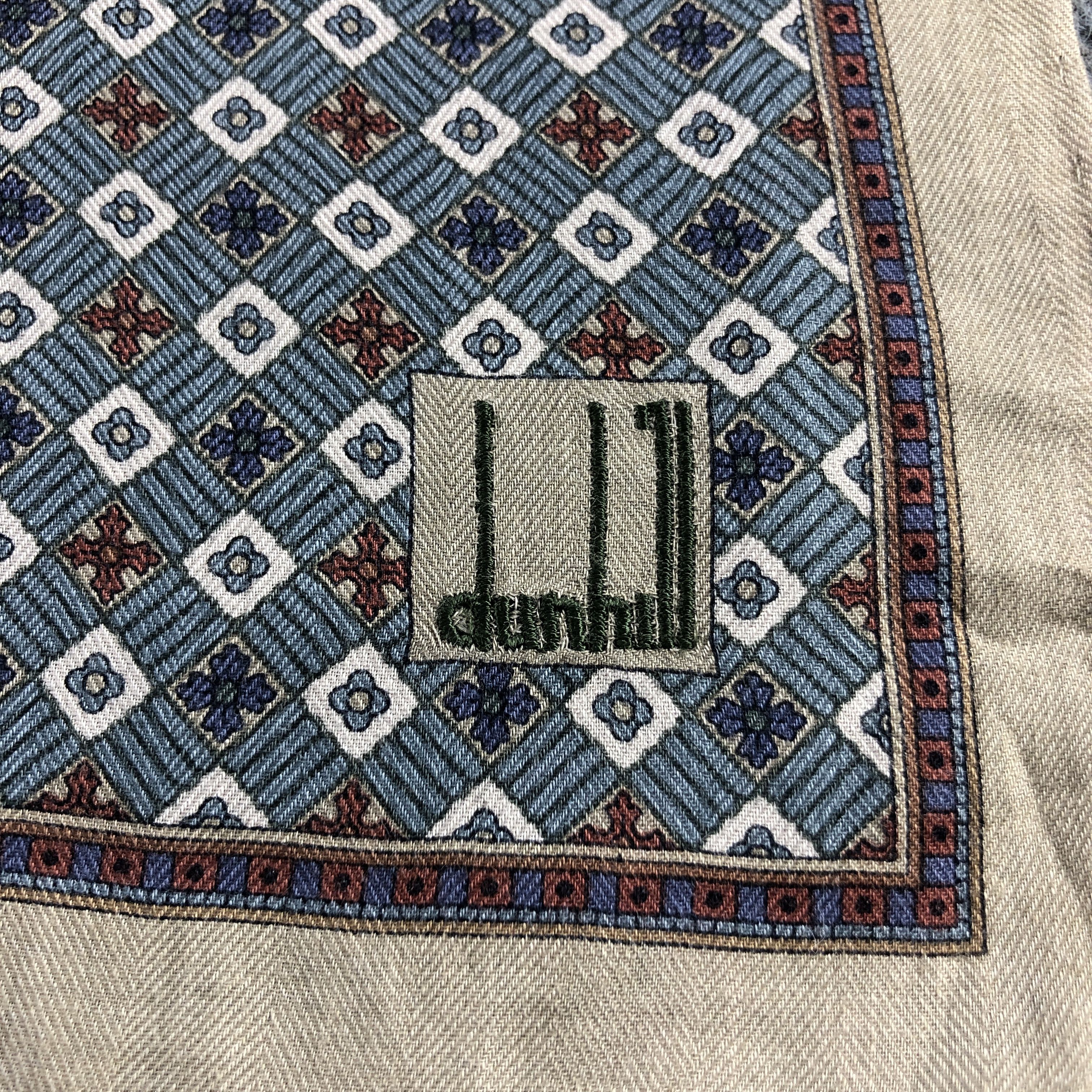 Alfred Dunhill × Vintage Dunhill Handkerchief Neckerchief Bandana H2733 Size ONE SIZE - 4 Thumbnail