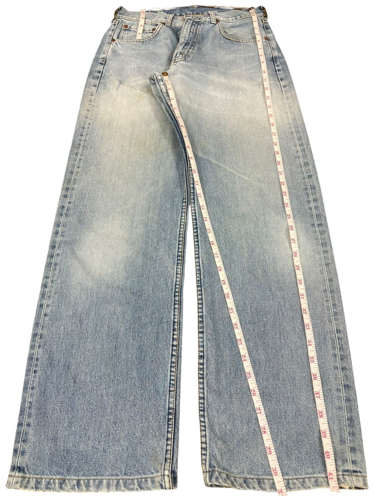 Levi's Vintage 90s Levis 503 Selvedge Faded Baggy Jeans Size US 29 - 13 Thumbnail
