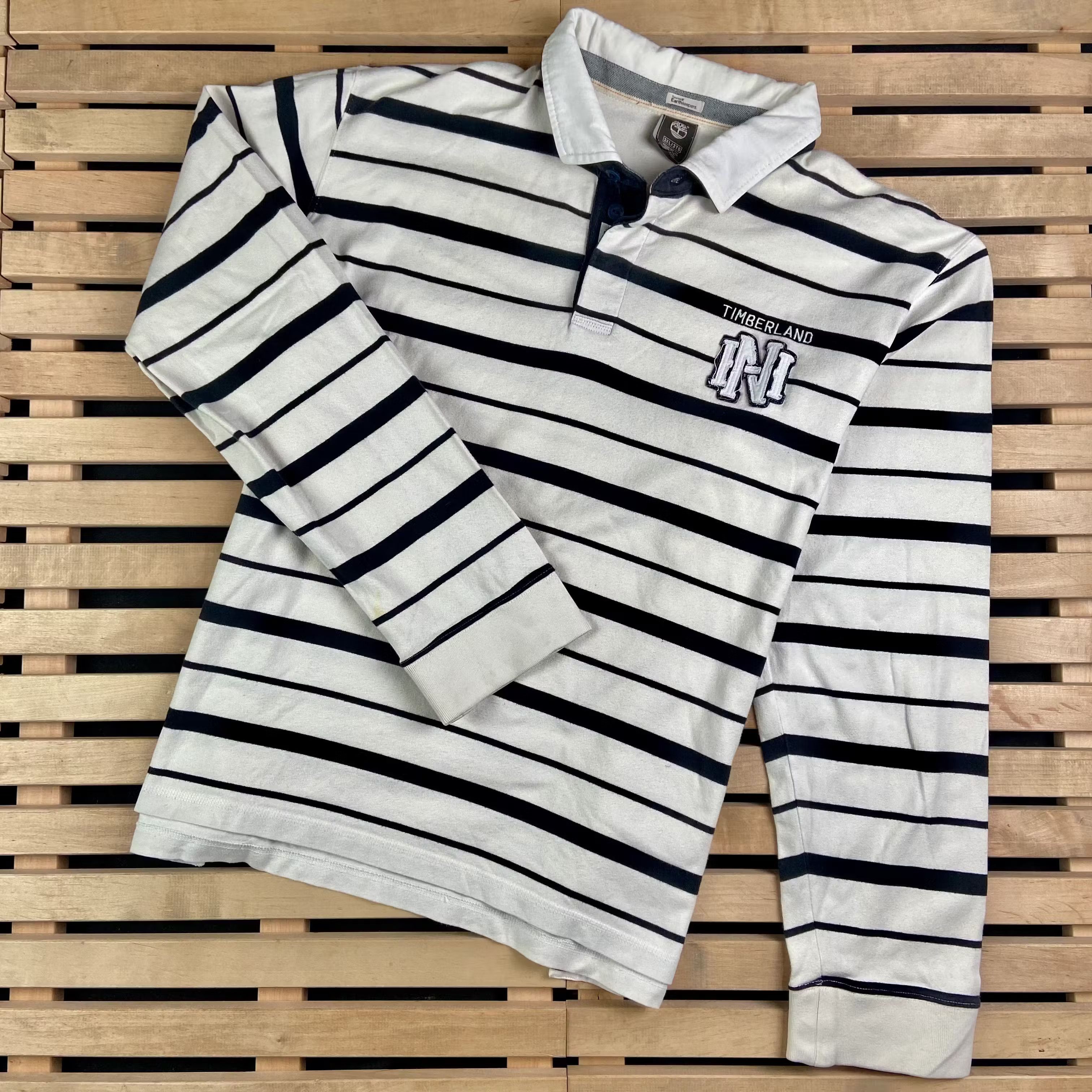 Timberland × Vintage Mens Rugby Sweatshirt Timberland Vintage Size XXXL 3XL Size US XXL / EU 58 / 5 - 1 Thumbnail