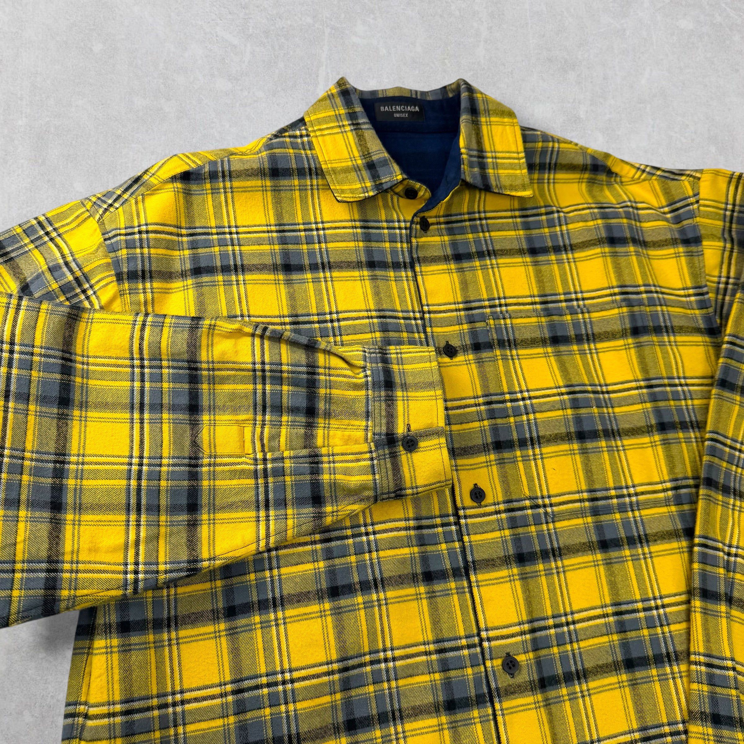Balenciaga Balenciaga Reversible Checked Cotton-Flannel S (XXL) Size US XXL / EU 58 / 5 - 5 Thumbnail