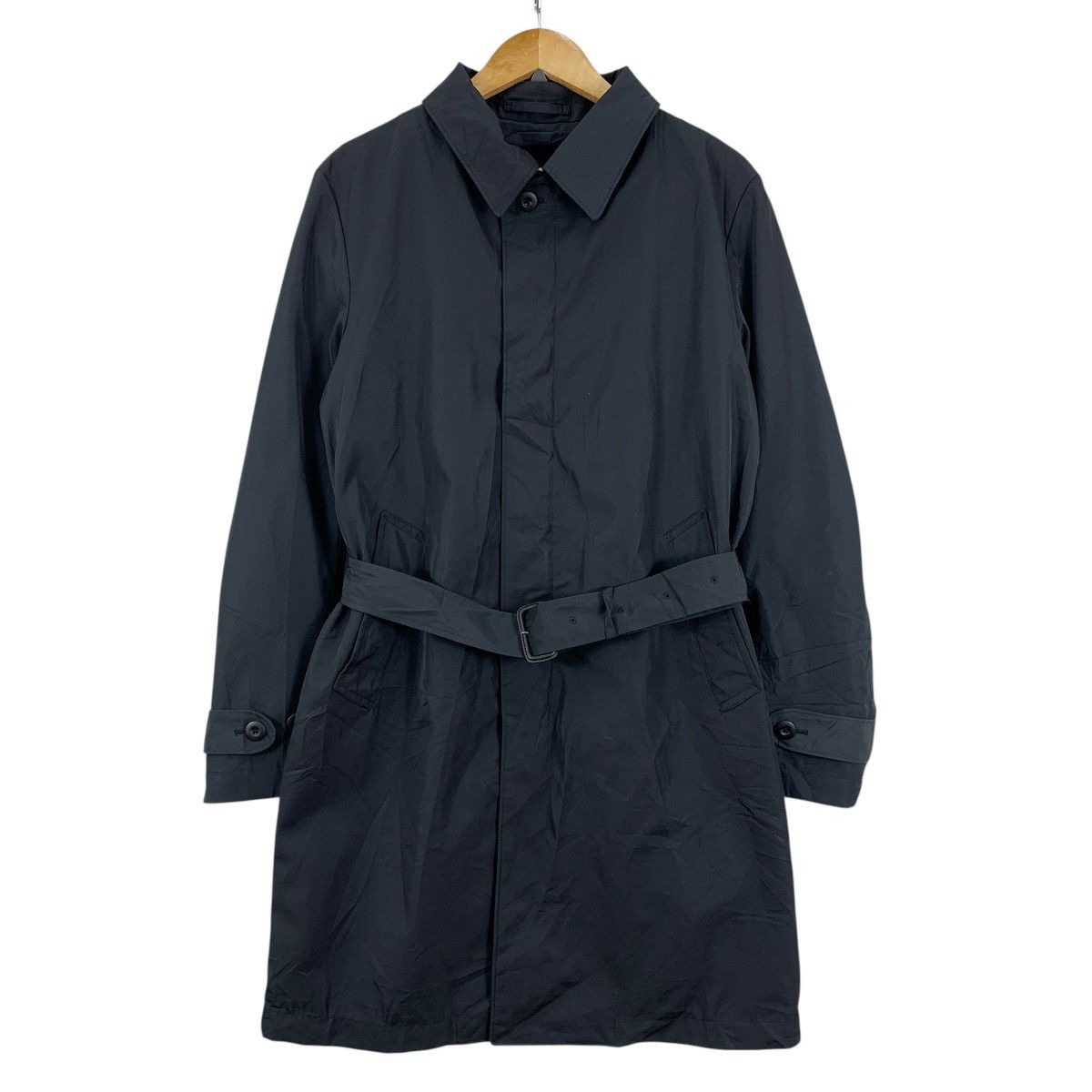 Jil Sander × Uniqlo UNIQLO x JIL SANDER Designer Plain Black Long Coat Size US L / EU 52-54 / 3 - 1 Thumbnail