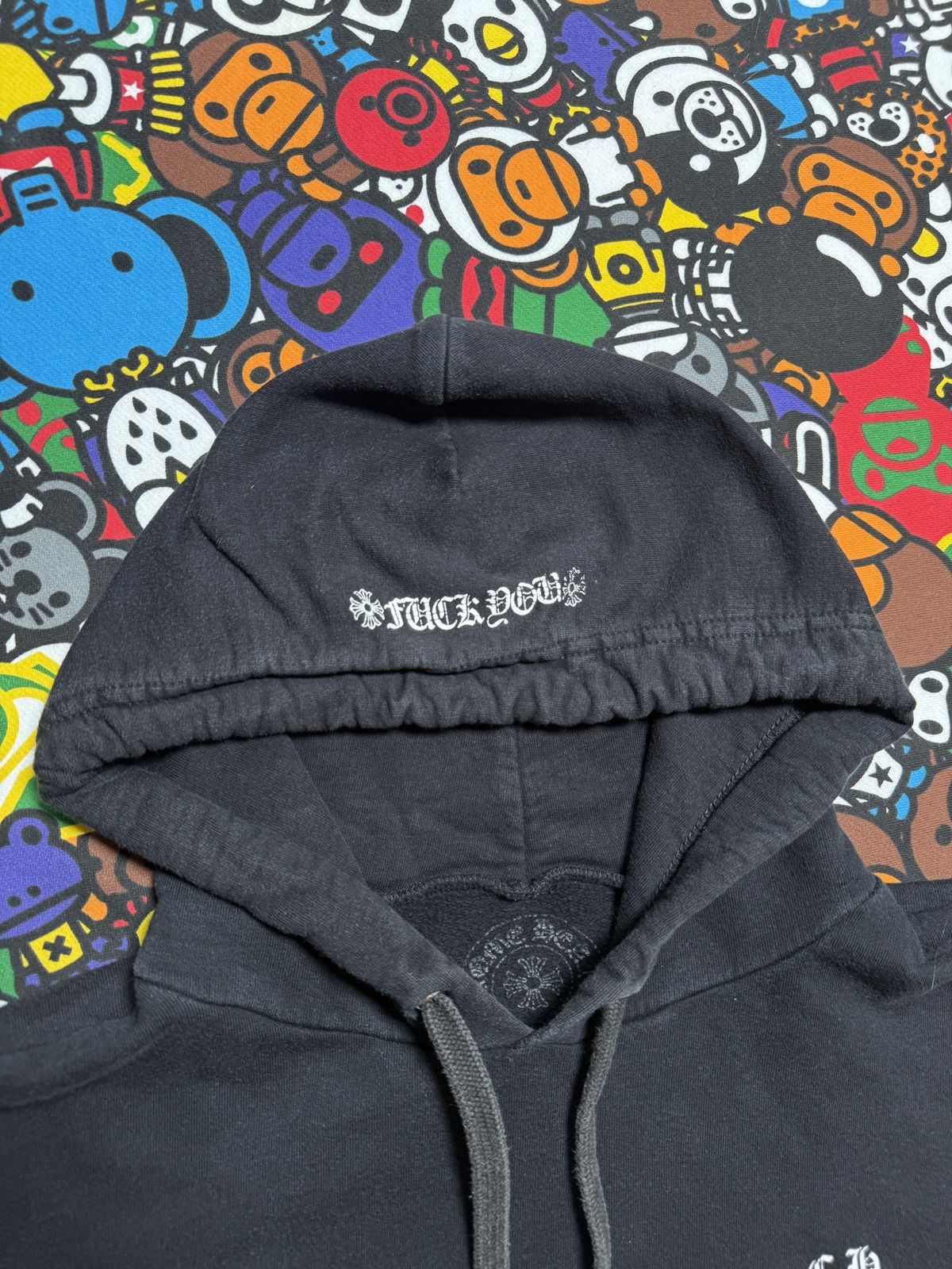 Chrome Hearts Chrome Hearts Black Script Pullover Hoodie Size US M / EU 48-50 / 2 - 6 Thumbnail