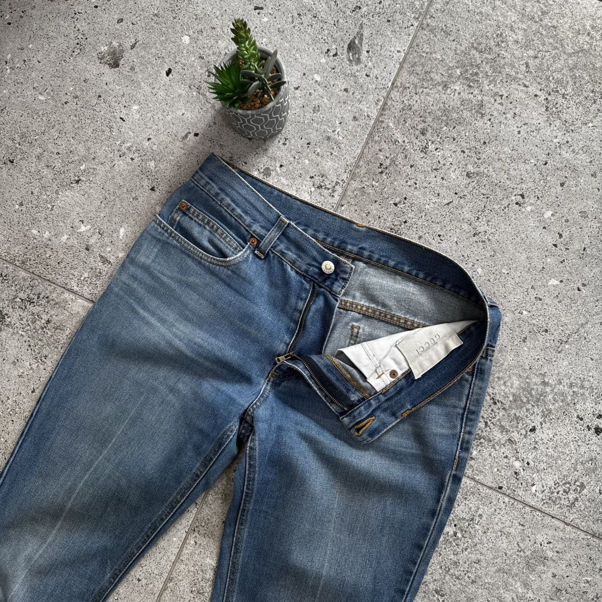 Gucci Gucci Tom Ford Era 00s Bootcut Flared Washed Jeans Pants Size US 32 / EU 48 - 2 Thumbnail