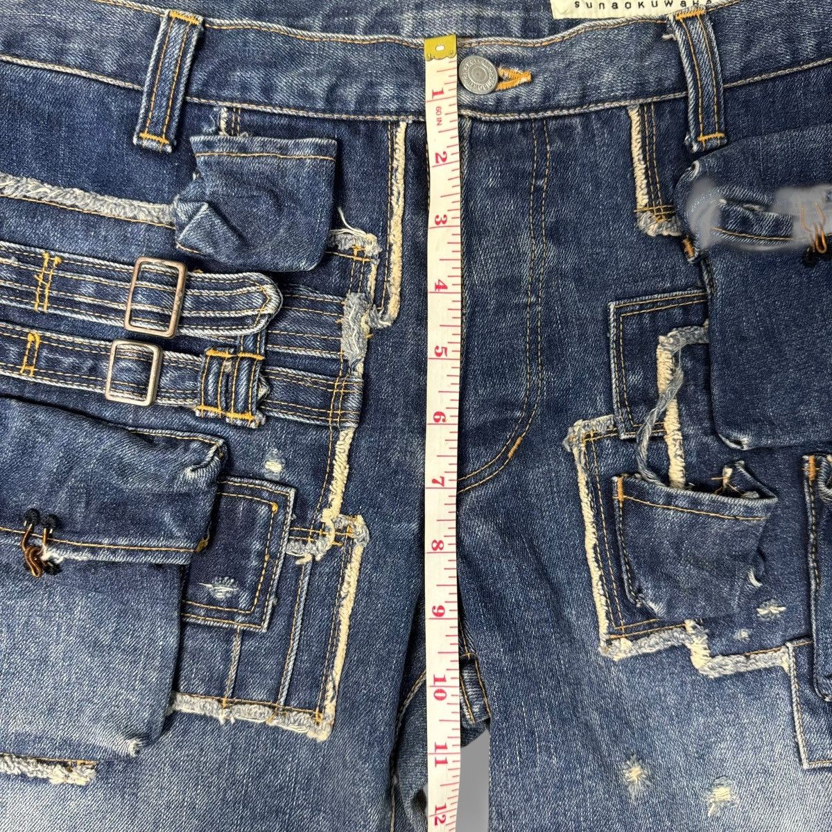 Issey Miyake Sunao Kuwahara Issey Miyake Multi Pocket Denim Short Size US 32 / EU 48 - 21 Thumbnail