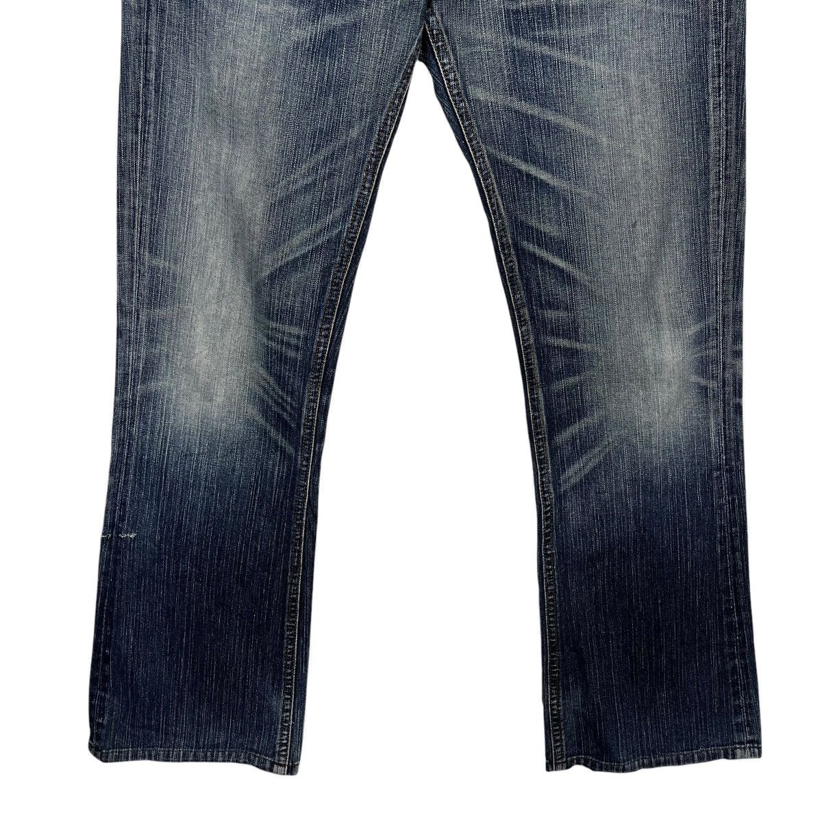 Japanese Brand Vintage Edwin Faded Denim Jeans Size 32" / US 10 / IT 46 - 4 Thumbnail