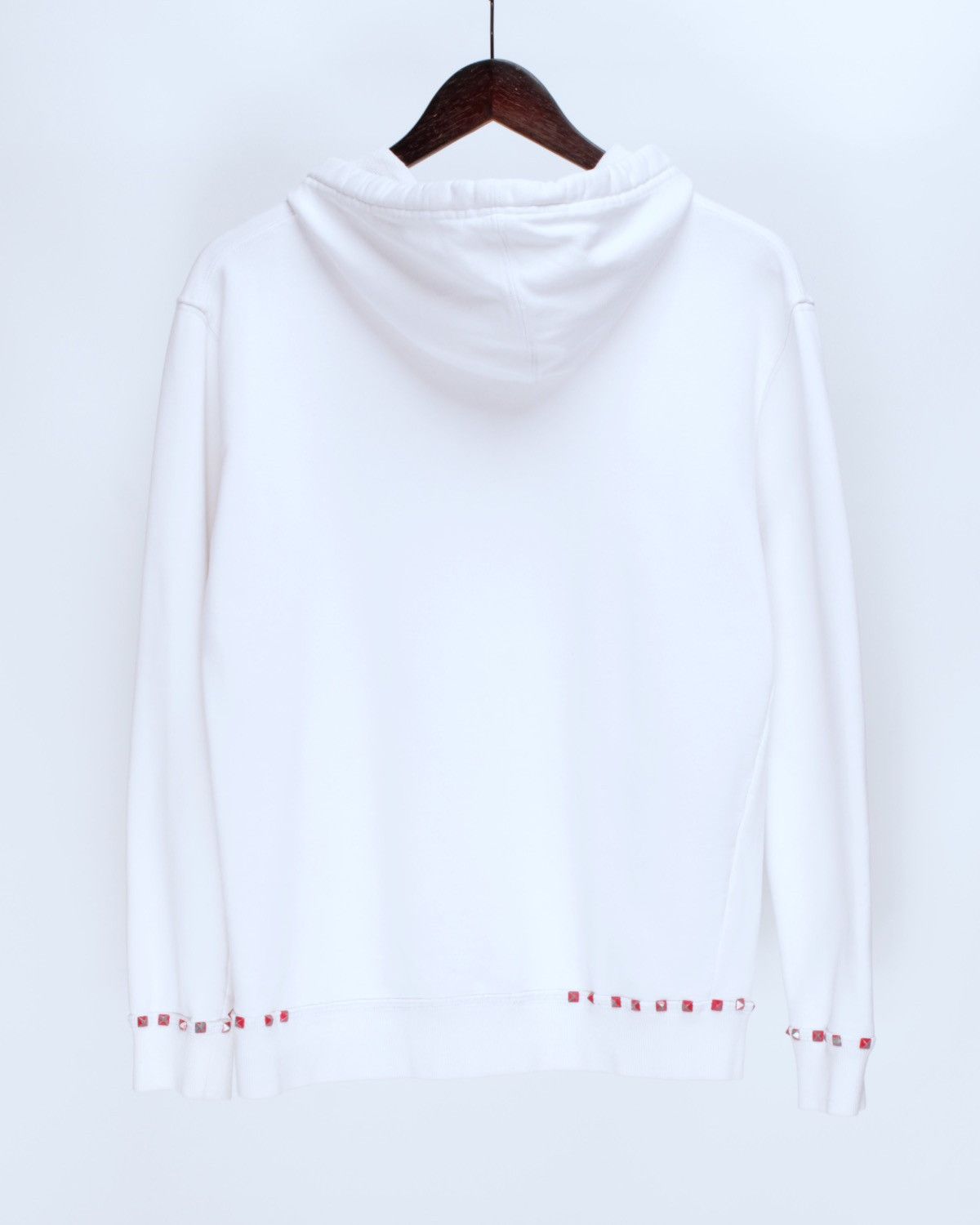 Designer × Valentino VALENTINO Be My VLTN White Hoodie Size S made in Italy Size US S / EU 44-46 / 1 - 4 Thumbnail