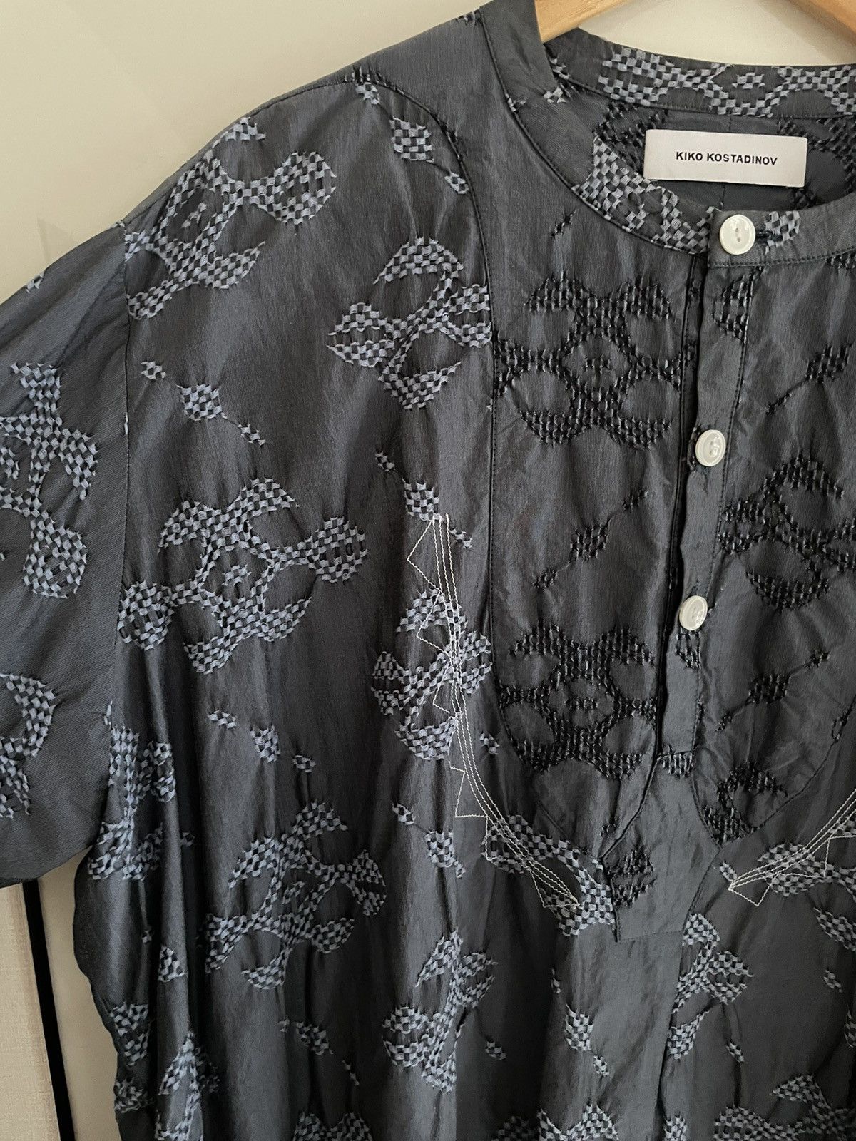 Kiko Kostadinov Kutch Sapphire Shirt- Interviews by the River 00062019 Size US L / EU 52-54 / 3 - 5 Thumbnail
