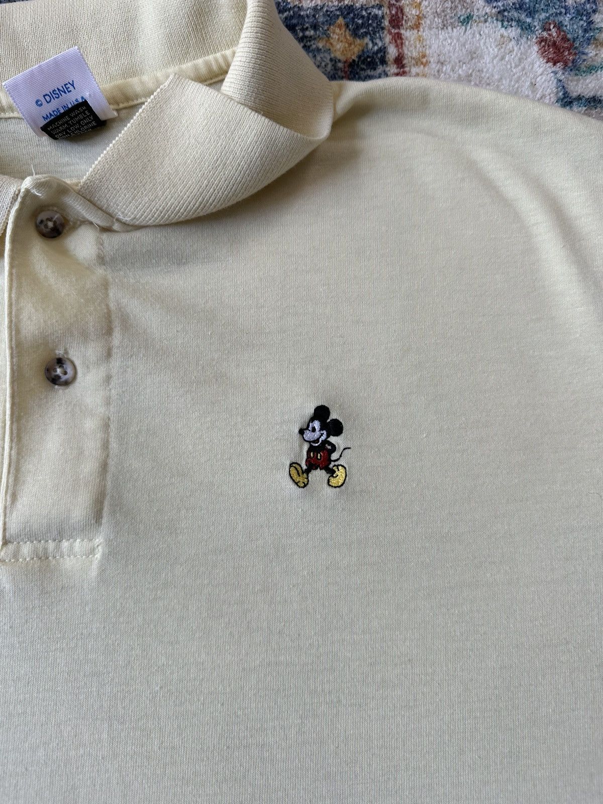 Mickey Mouse × Vintage Vintage Mickey Mouse Polo Shirt Size XL Size US XL / EU 56 / 4 - 4 Thumbnail