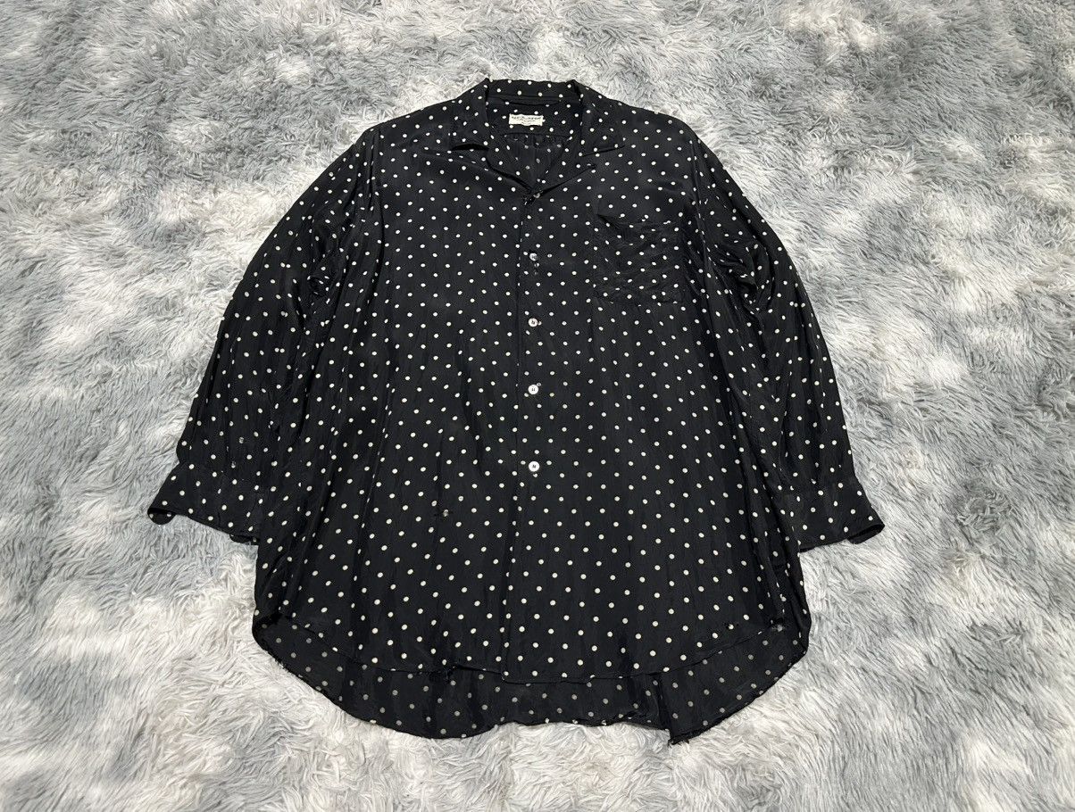 Comme des Garcons 🔥90s Archived Robe De Chambre Comme Des Garcons Dot Shirt Size US XXL / EU 58 / 5 - 1 Thumbnail