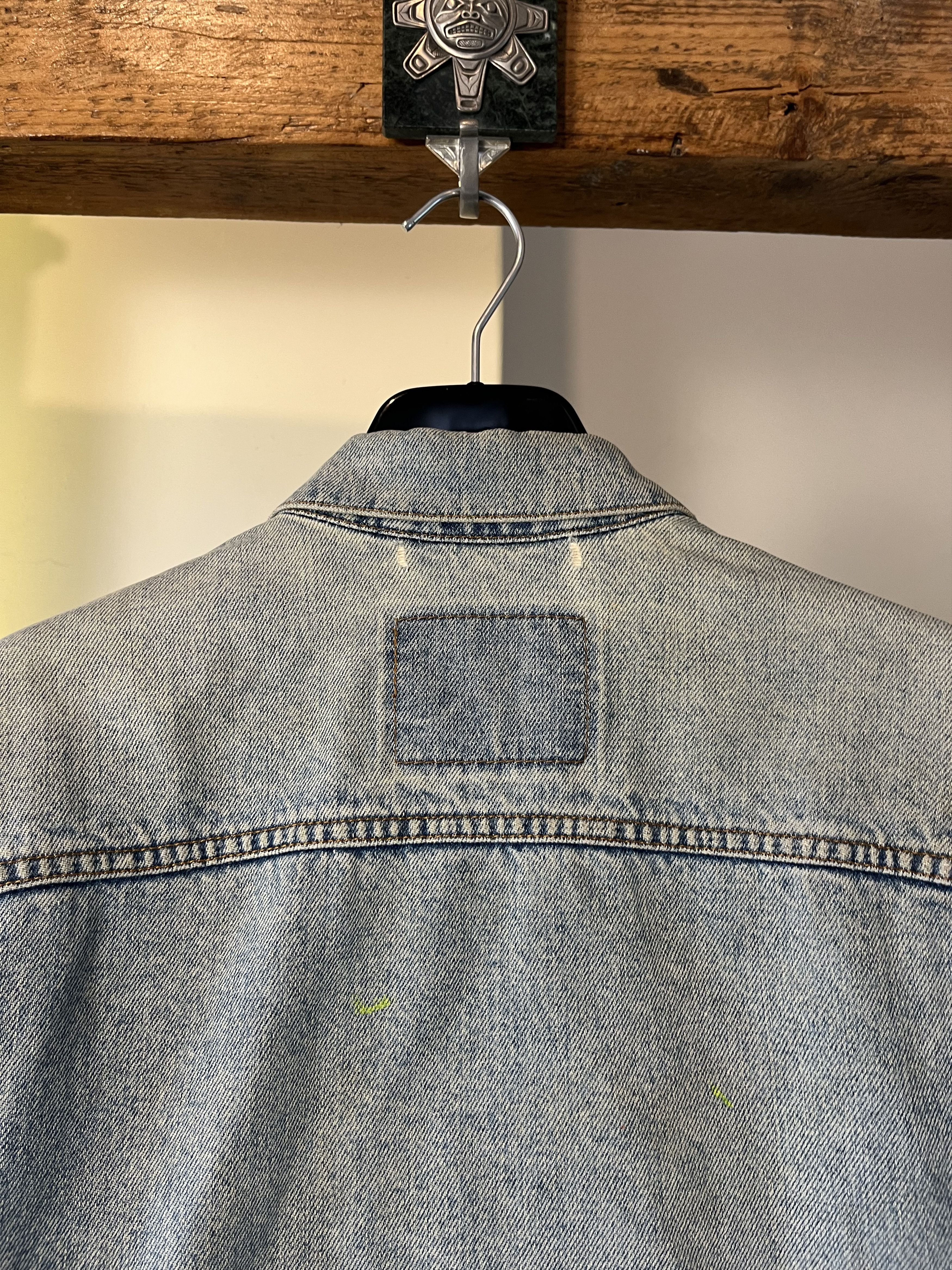 Levi's × Levi's Vintage Clothing × Vintage 1995 Levi's Baby Blue Distressed Trucker Jacket 70503 02 Size US XL / EU 56 / 4 - 10 Thumbnail