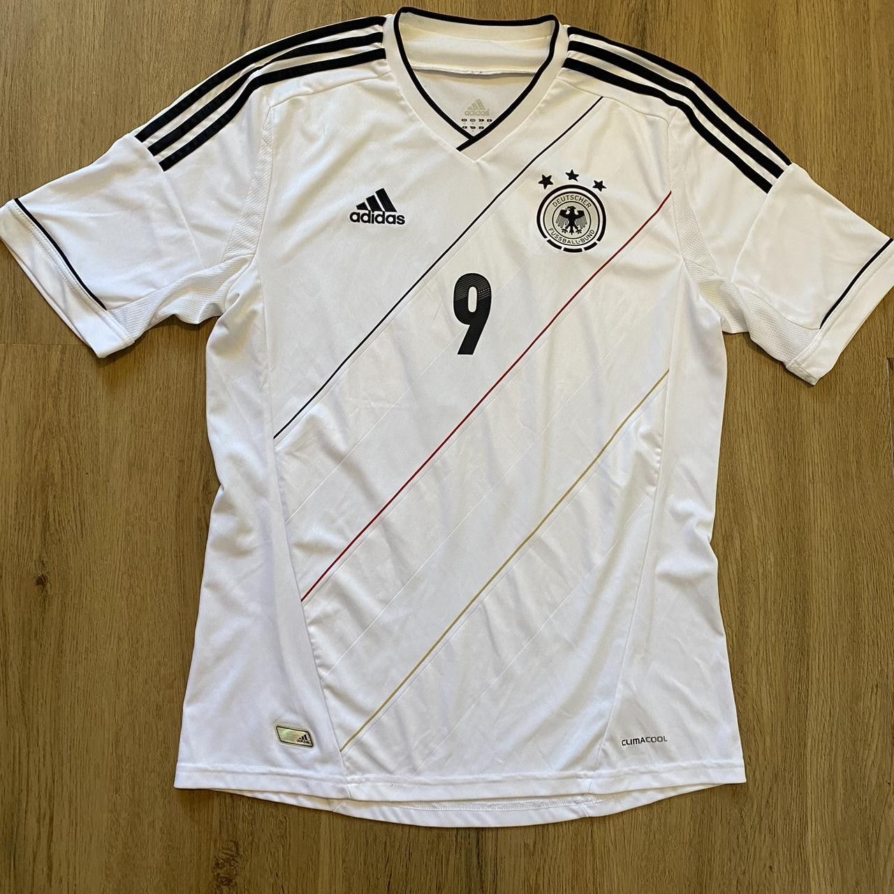 Adidas 2011-12 *9 Schurrle Germany Adidas Home Football Shirt Size US M / EU 48-50 / 2 - 2 Thumbnail