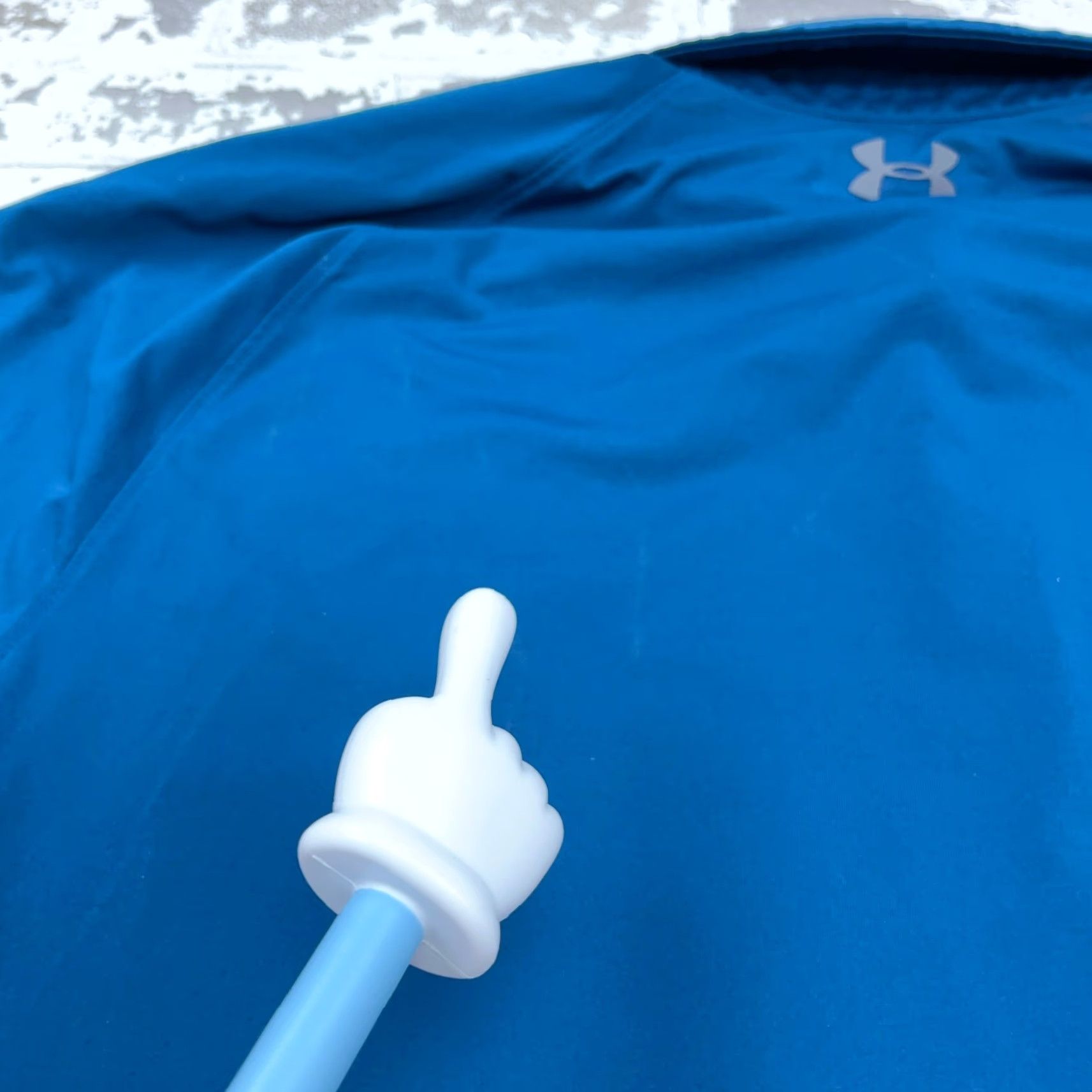 Under Armour Under Armour Polo Shirt Men XL Orange Blue Loose Fit Performance Polo Shirt Athletic Sun 90s Size US XL / EU 56 / 4 - 7 Thumbnail