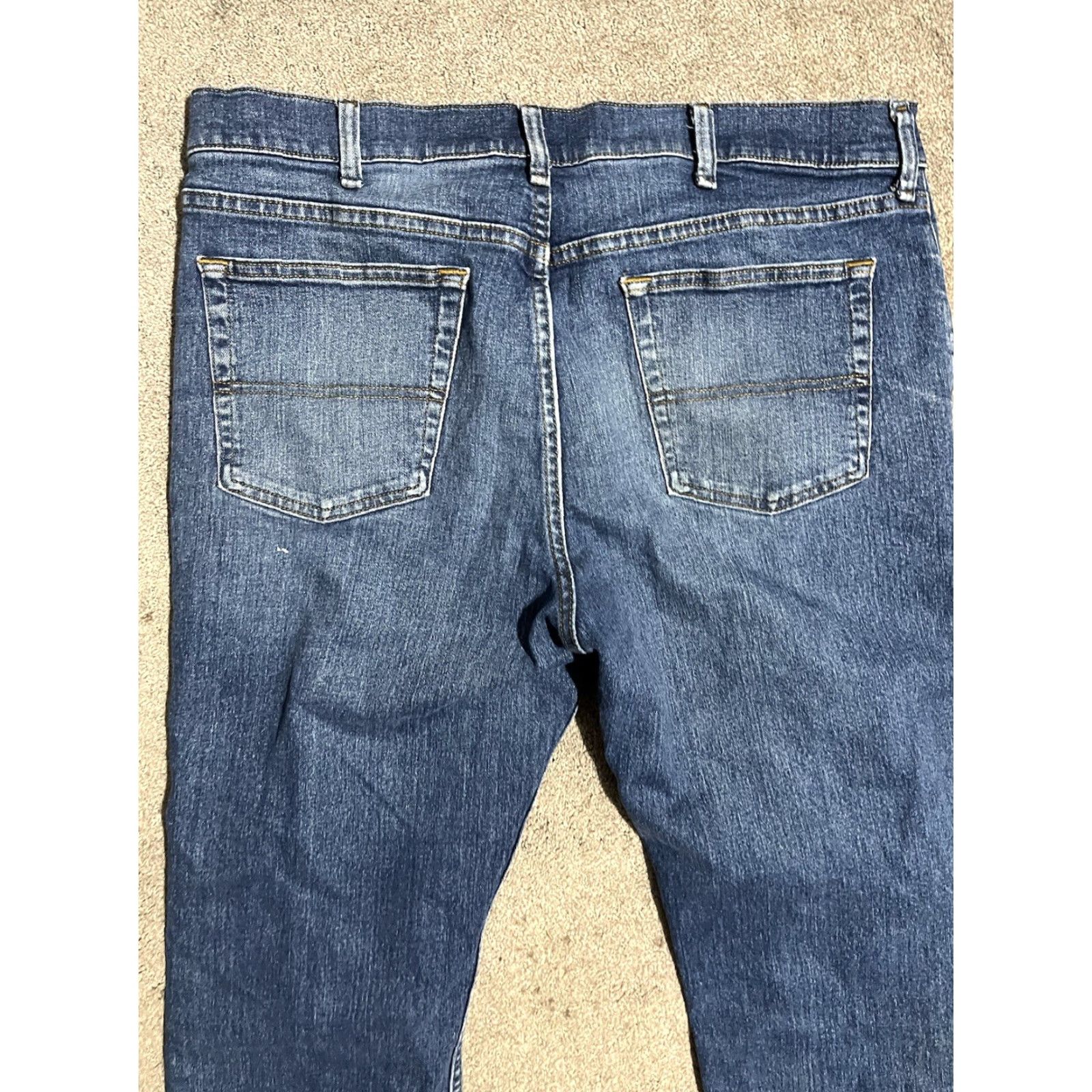 Vintage Urban Pipeline Jeans Men Relaxed Straight 38x30 Denim Blue Size US 38 / EU 54 - 4 Thumbnail