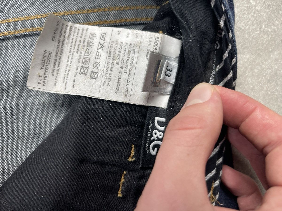 Dolce & Gabbana Dolce & Gabbana Y2K Audacious Denim Jeans Very Tight Fit Size US 33 - 14 Thumbnail
