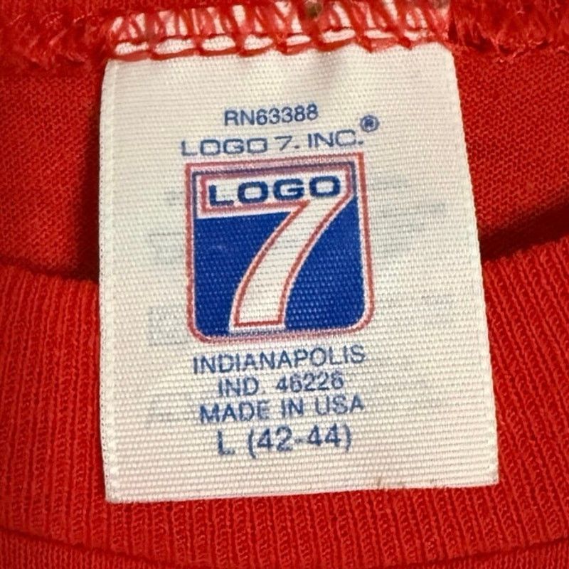 Logo 7 Vintage Retro Chicago Bulls Tee Size US L / EU 52-54 / 3 - 3 Thumbnail