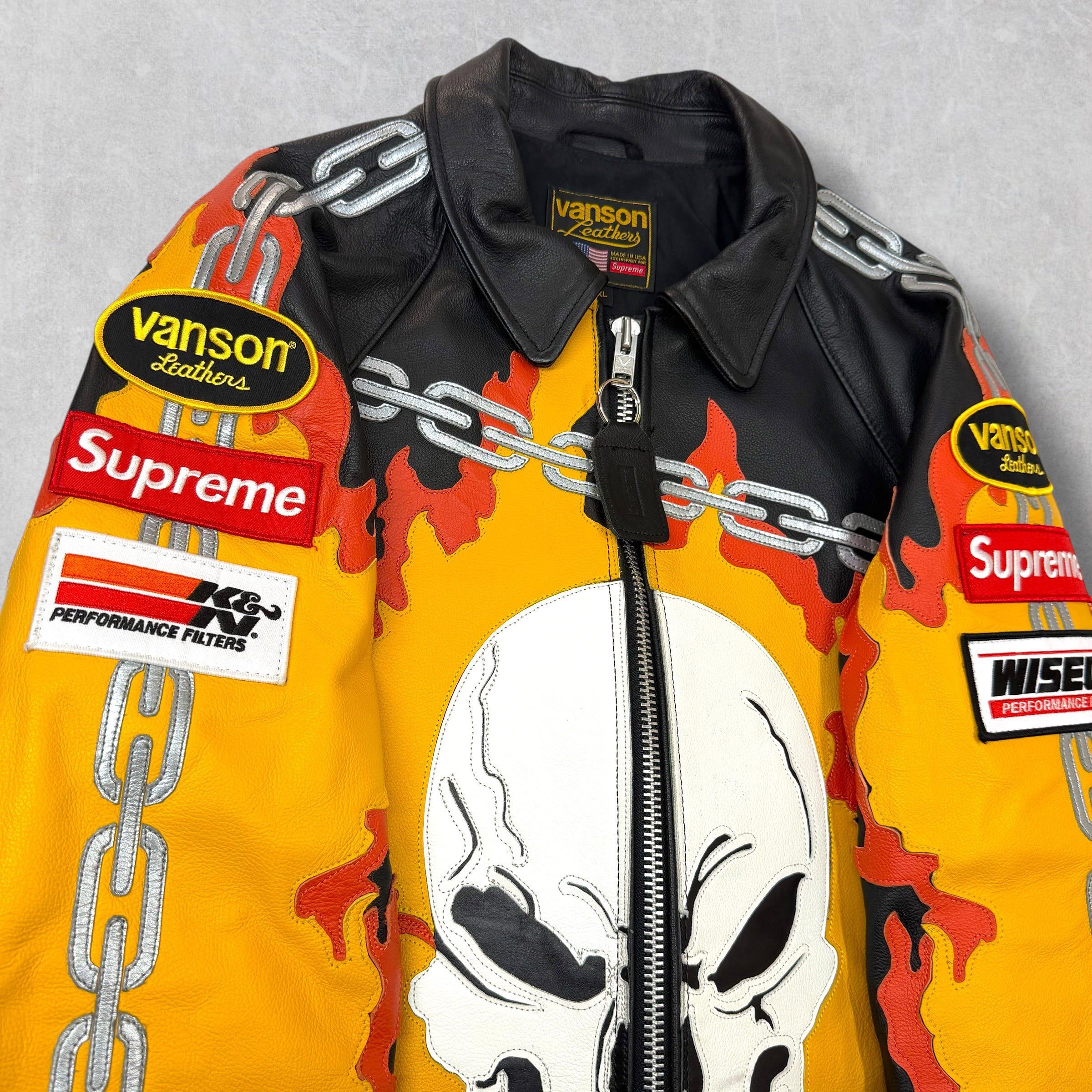 Supreme Supreme Vanson Ghost Rider Jacket XL Size US XL / EU 56 / 4 - 3 Thumbnail