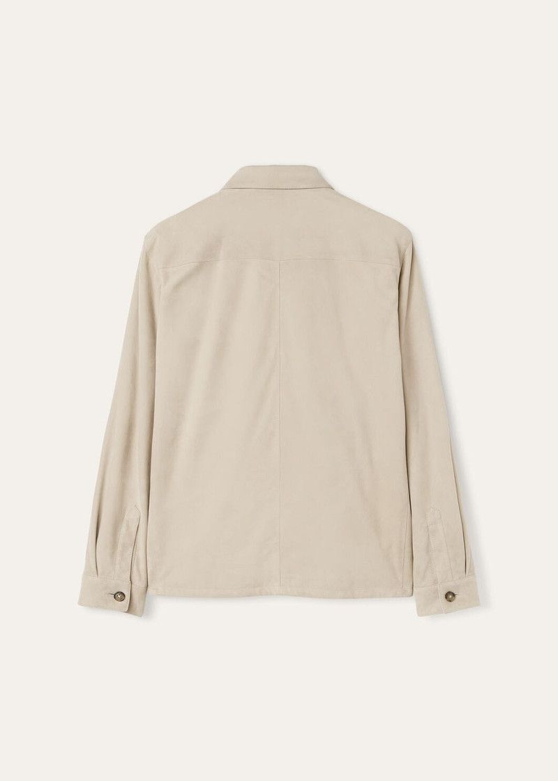 Loro Piana o1w1db10226 FAL6174 Overshirt in Beige Size US L / EU 52-54 / 3 - 6 Thumbnail