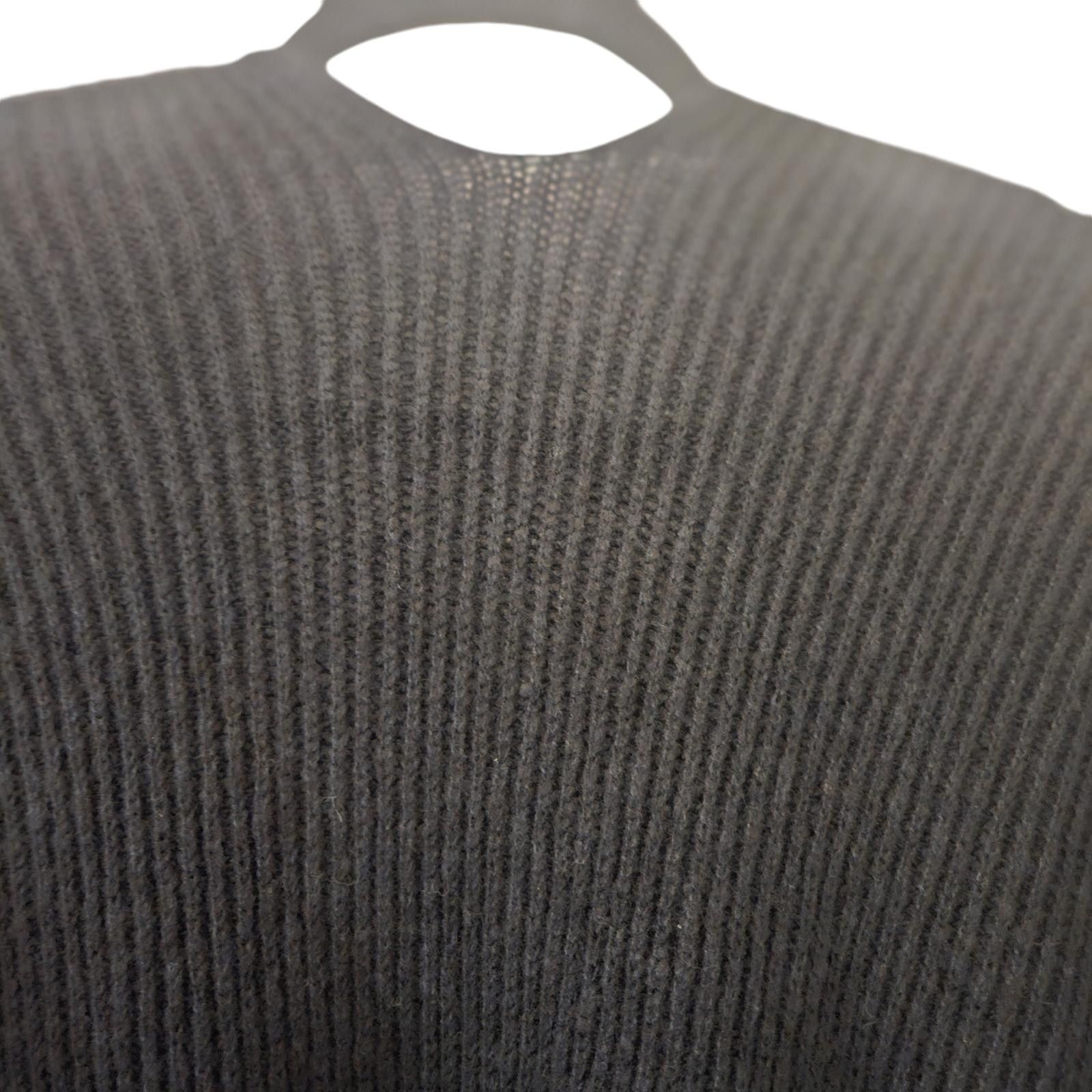 Designer Chic Black Knit Open Cardigan with Pockets SZ SM Size S / US 4 / IT 40 - 3 Thumbnail