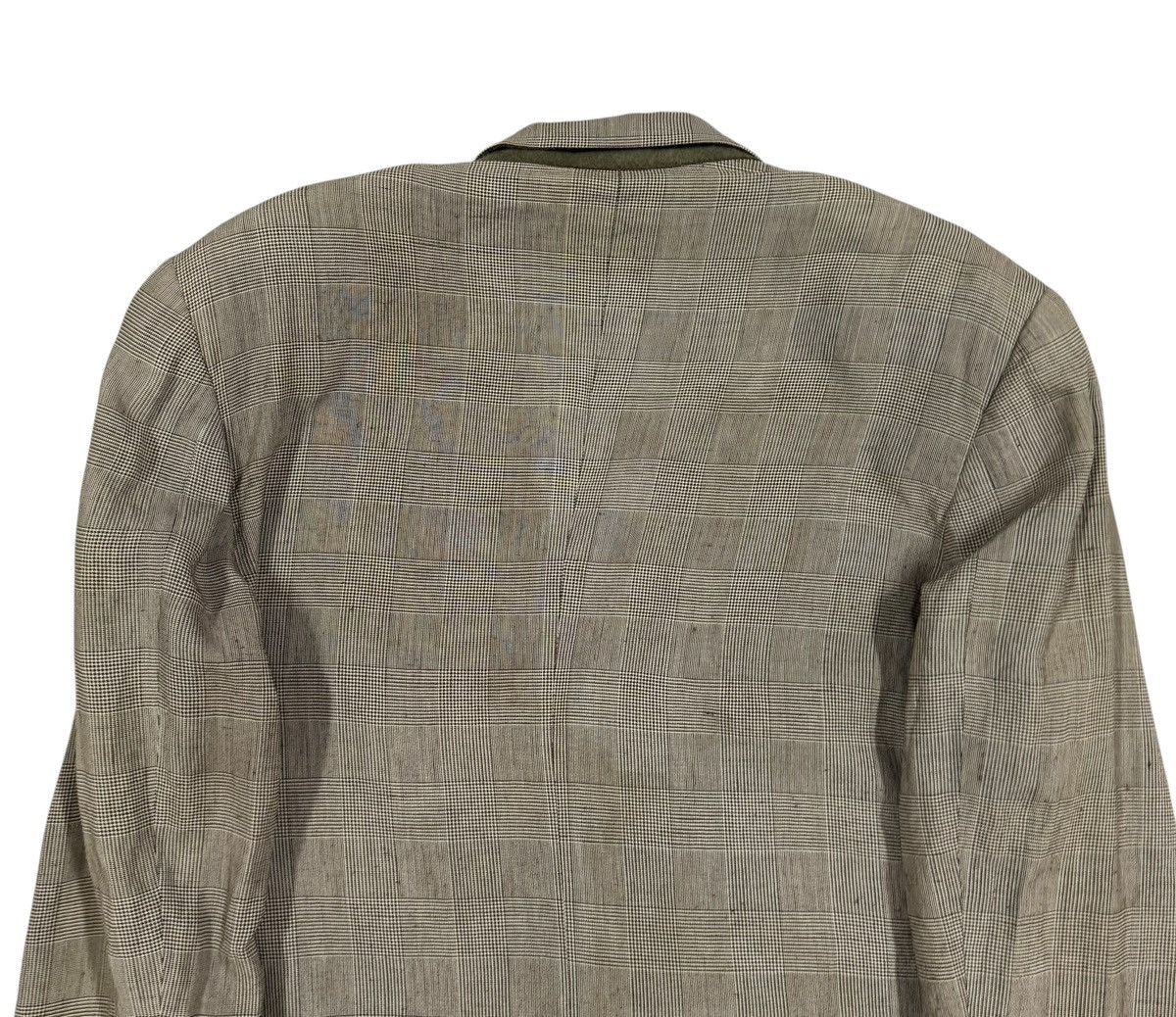 Emporio Armani Vtg🔥Emporio Armani Checkered Blazer Casual Size 48R - 12 Thumbnail
