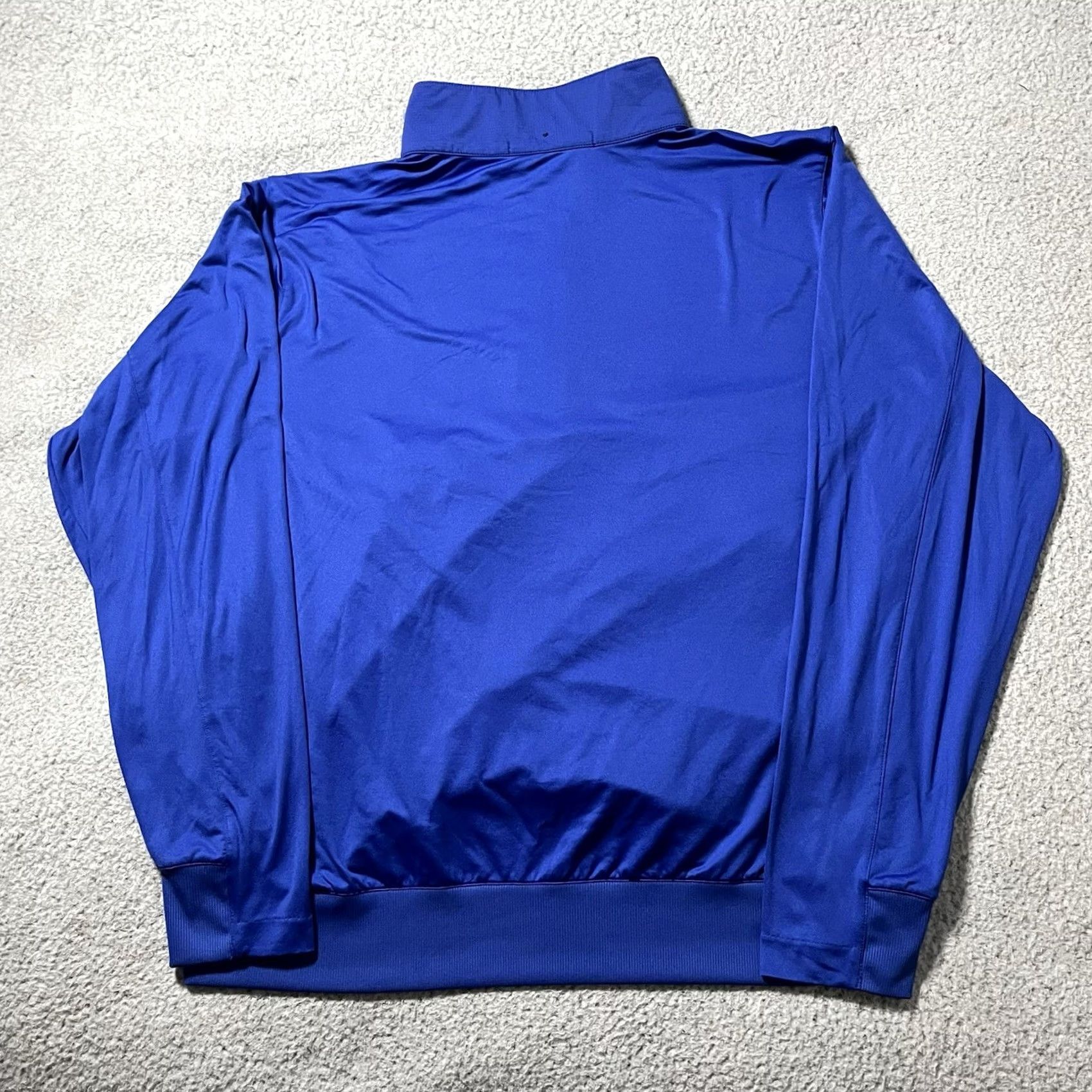 Vintage B. Draddy 1/4 Zip Pullover Mens XL Performance Golf Stretch Pocket Long Sleeve Blue Size US XL / EU 56 / 4 - 5 Thumbnail