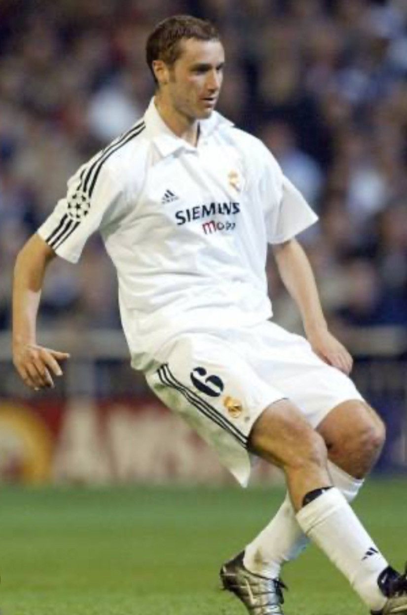 Adidas Real Madrid 02/03 CL home shirt #6 I.Helguera Size US L / EU 52-54 / 3 - 14 Thumbnail