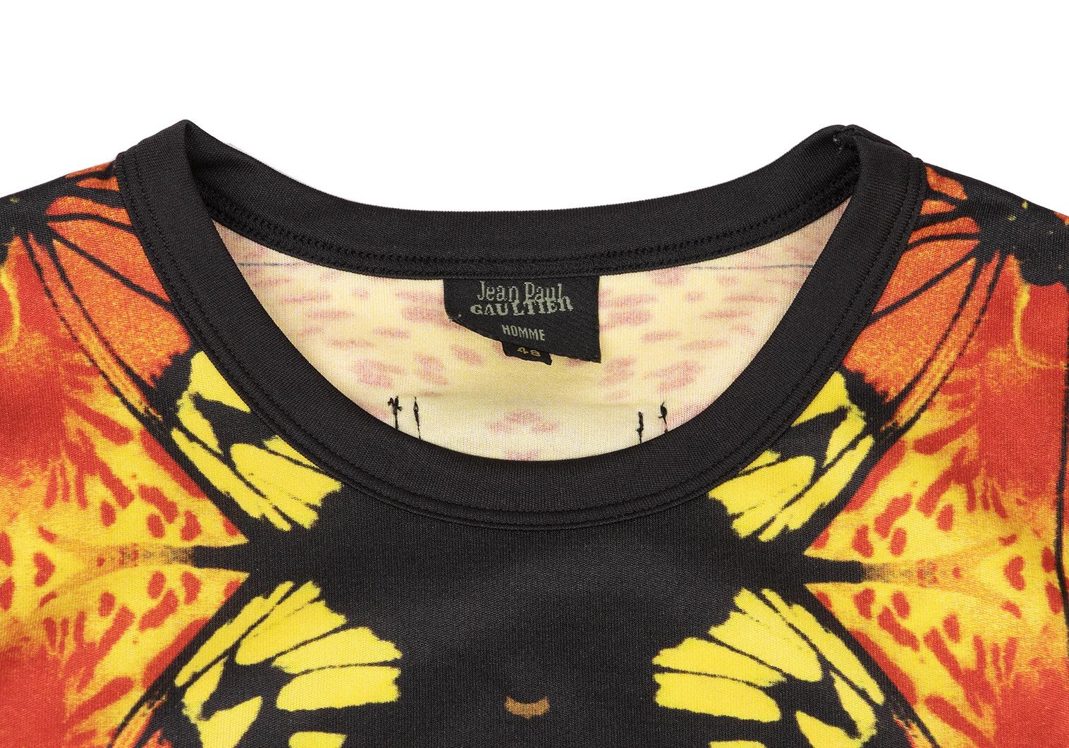 Jean Paul Gaultier Butterfly Print Top in Black, Red, and Yellow Size 48 Size US M / EU 48-50 / 2 - 3 Thumbnail