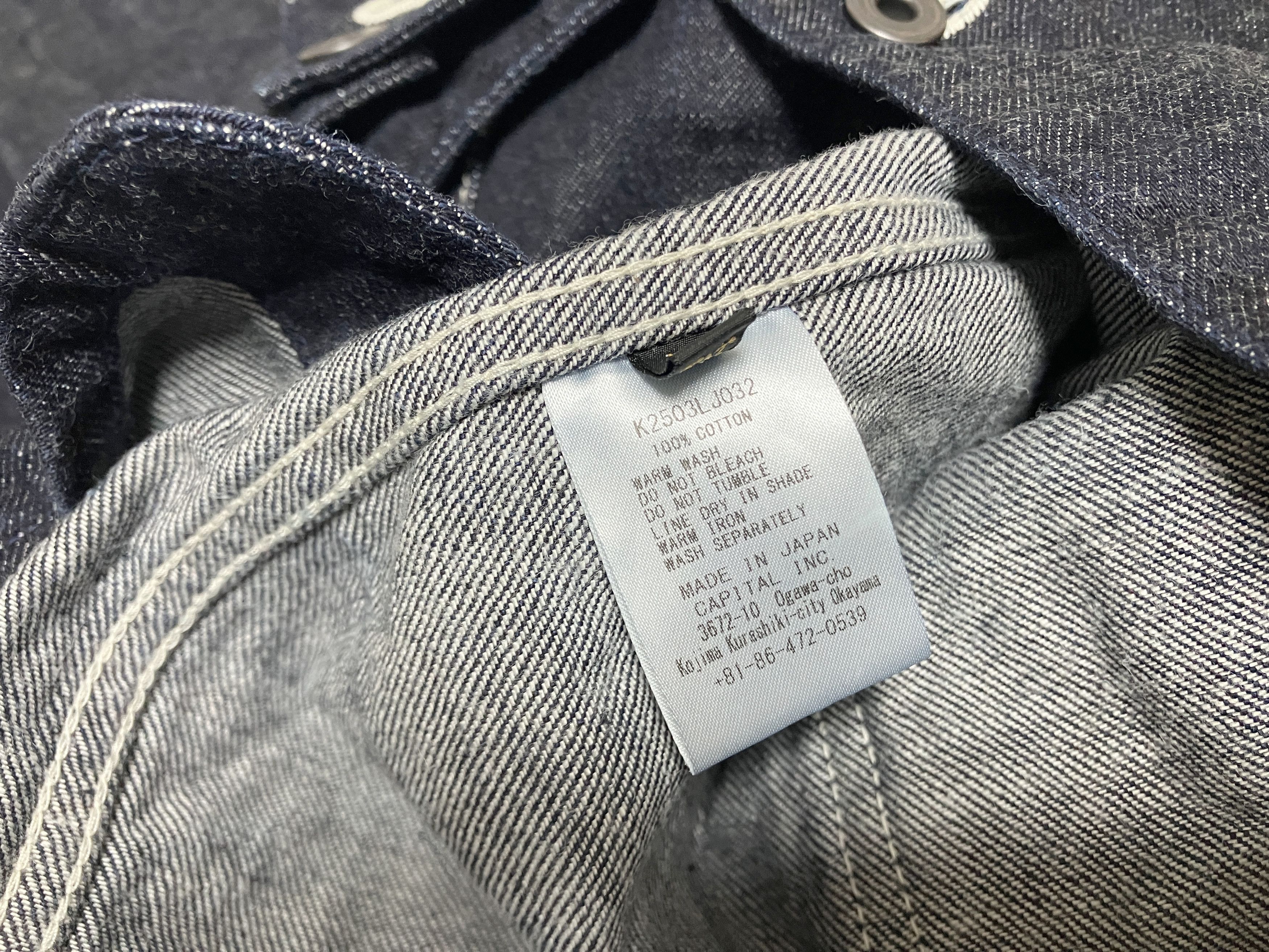 Kapital Kapital 12oz denim CACTUS coverall war model indigo new 3 Size US L / EU 52-54 / 3 - 12 Thumbnail