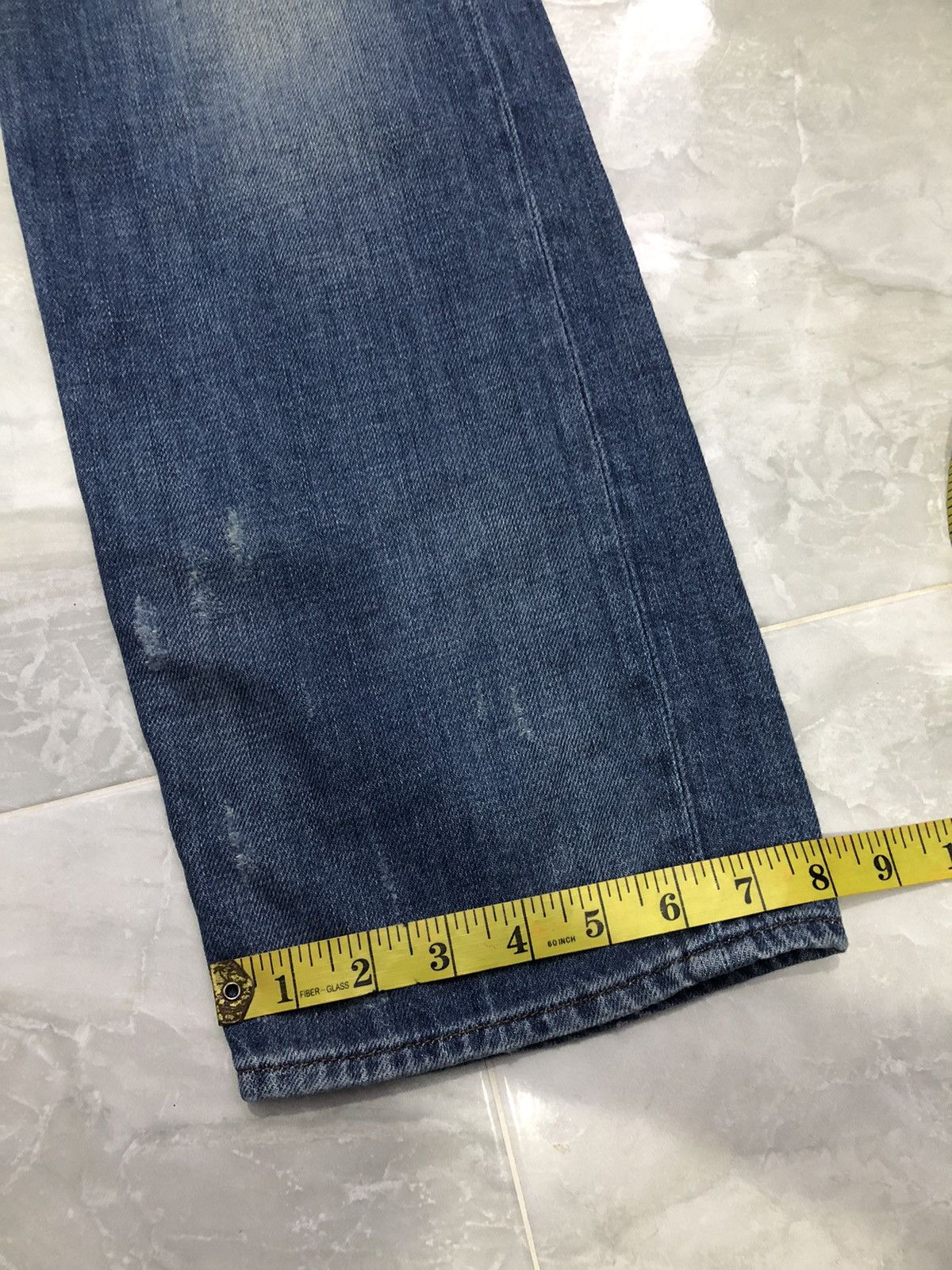 H&M H&M Boyfriend Distressed Boro Stitch Jeans Size US 35 - 23 Thumbnail